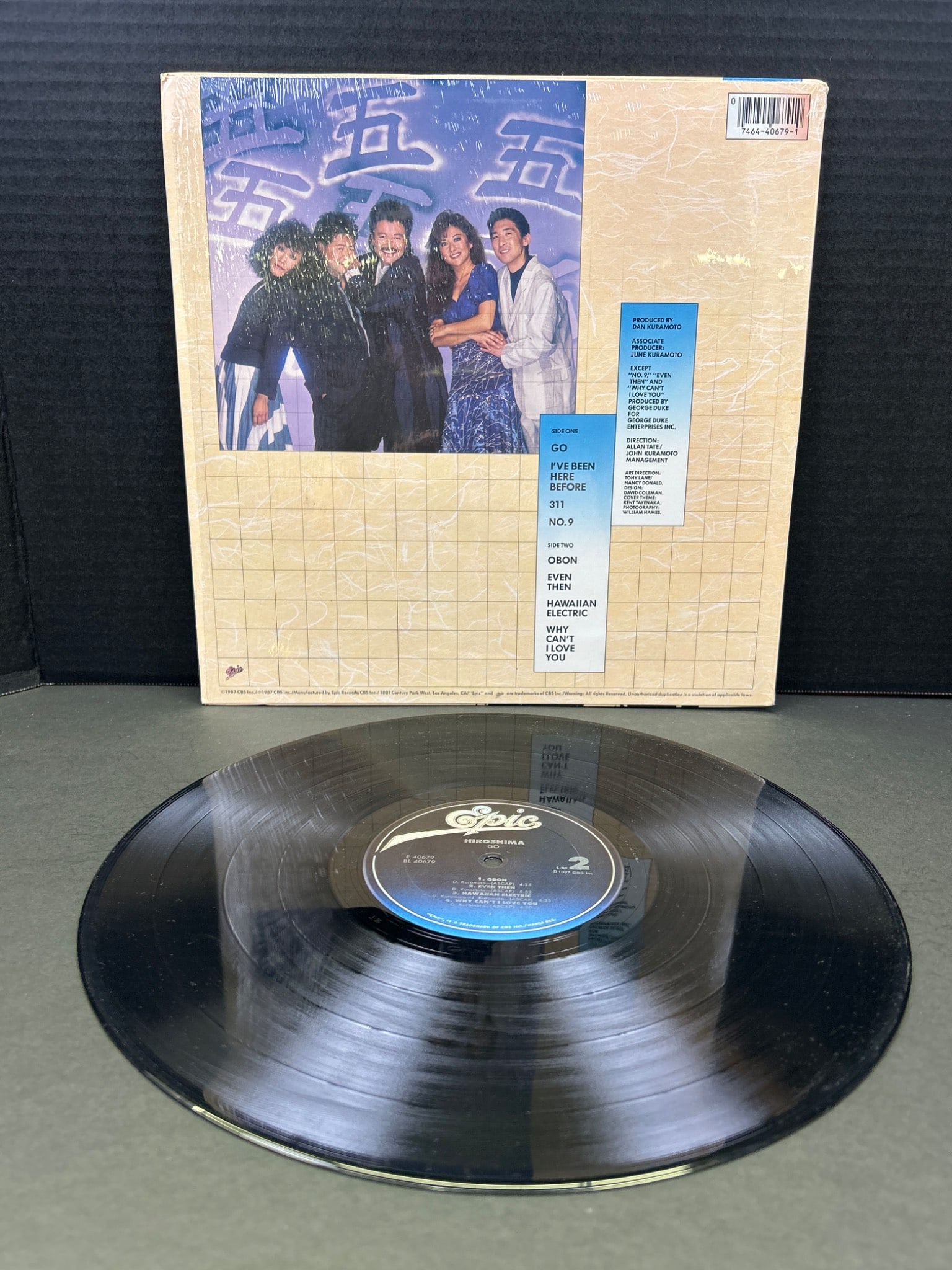 Hiroshima 'Go' Vinyl Record Album (1987) - LP in Original Sleeve - 2
