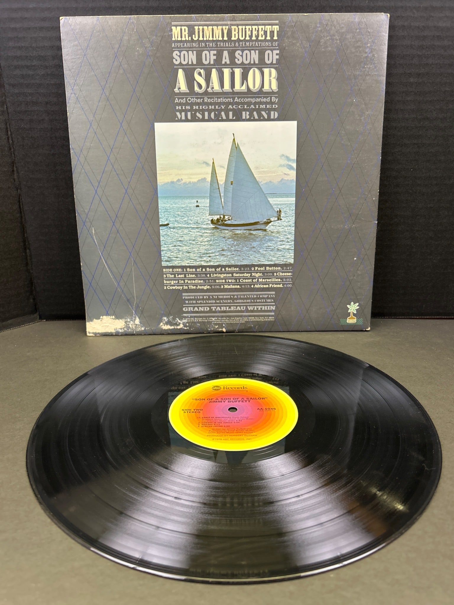 Jimmy Buffett Son of a Son of a Sailor Vinyl LP Album with Gatefold Cover - 2