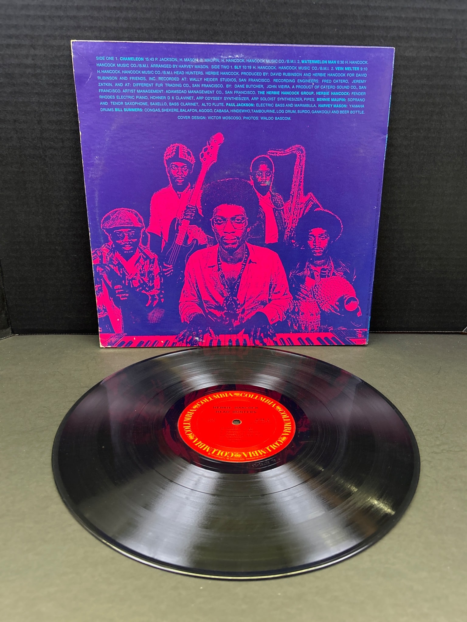 Herbie Hancock 'Head Hunters' Vinyl Record, 1973, Columbia KC 32731 - 2