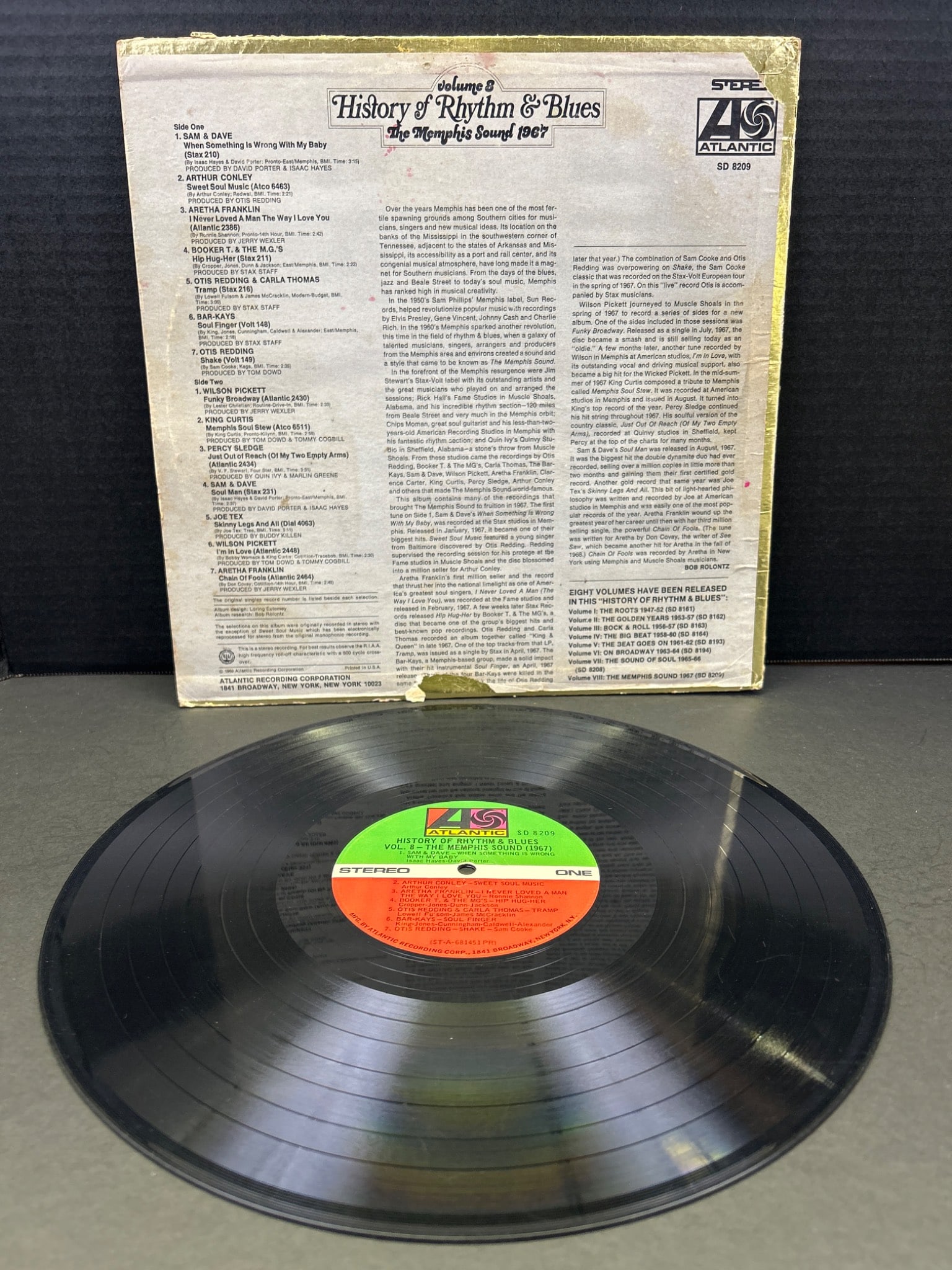 History of Rhythm & Blues Volume 4: The Memphis Sound 1967 Vinyl Record - 2
