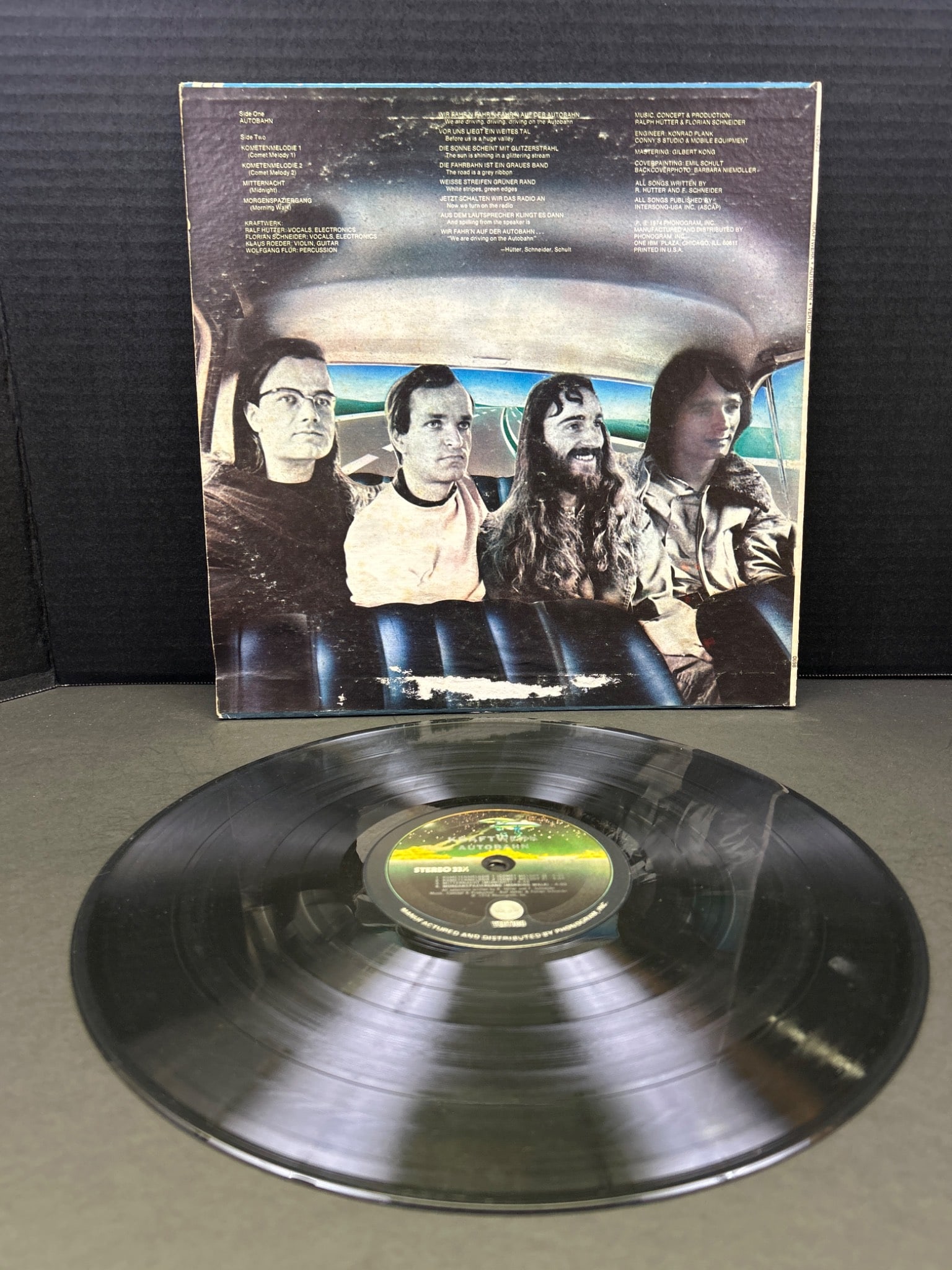 Kraftwerk Autobahn Vinyl Record, Original Pressing - 3