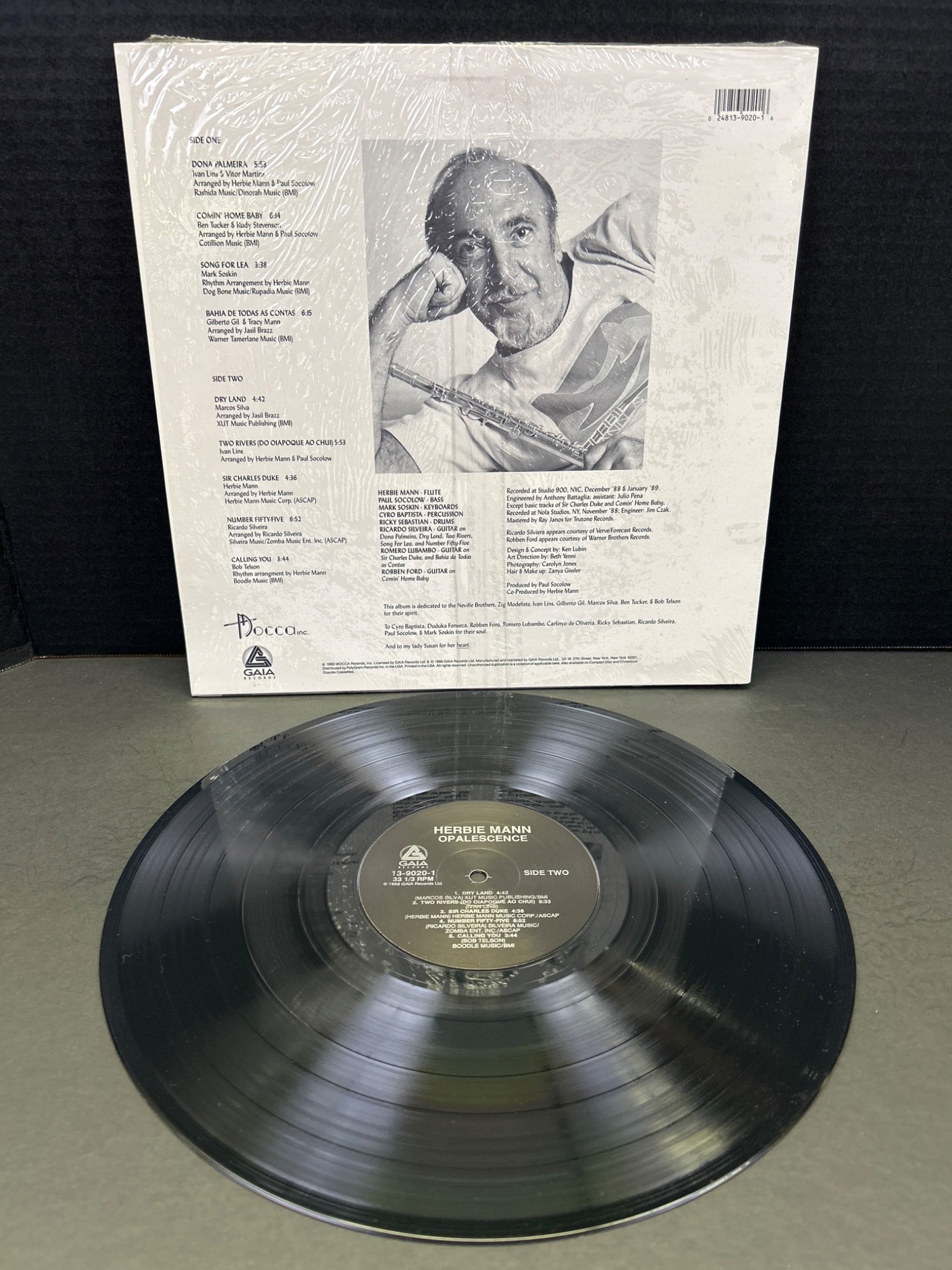 'Quietest Moments' Vinyl Record by Herbie Mann - Atlantic 1975 - 2