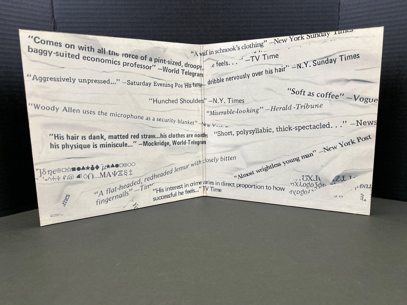 Woody Allens Comedy Albums with Gatefold Cover - 3