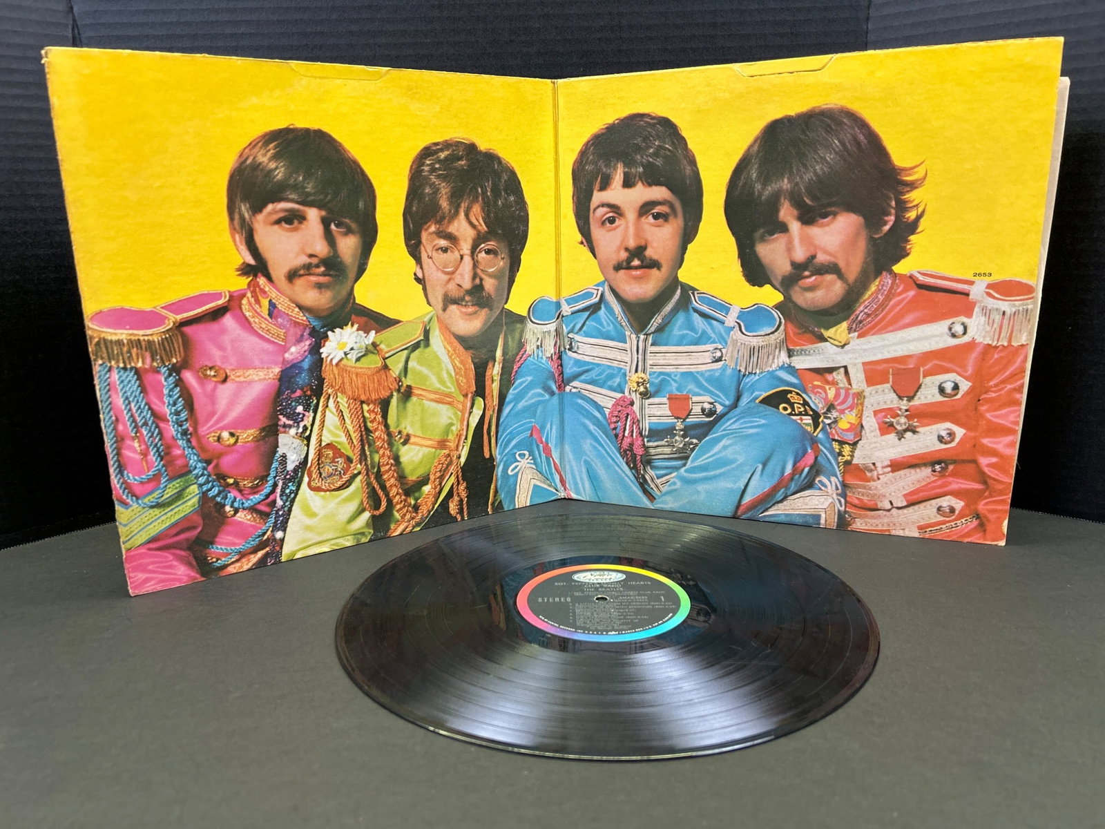 The Beatles Sgt. Pepper's Lonely Hearts Club Band Vinyl LP With Gatefold Sleeve - 2