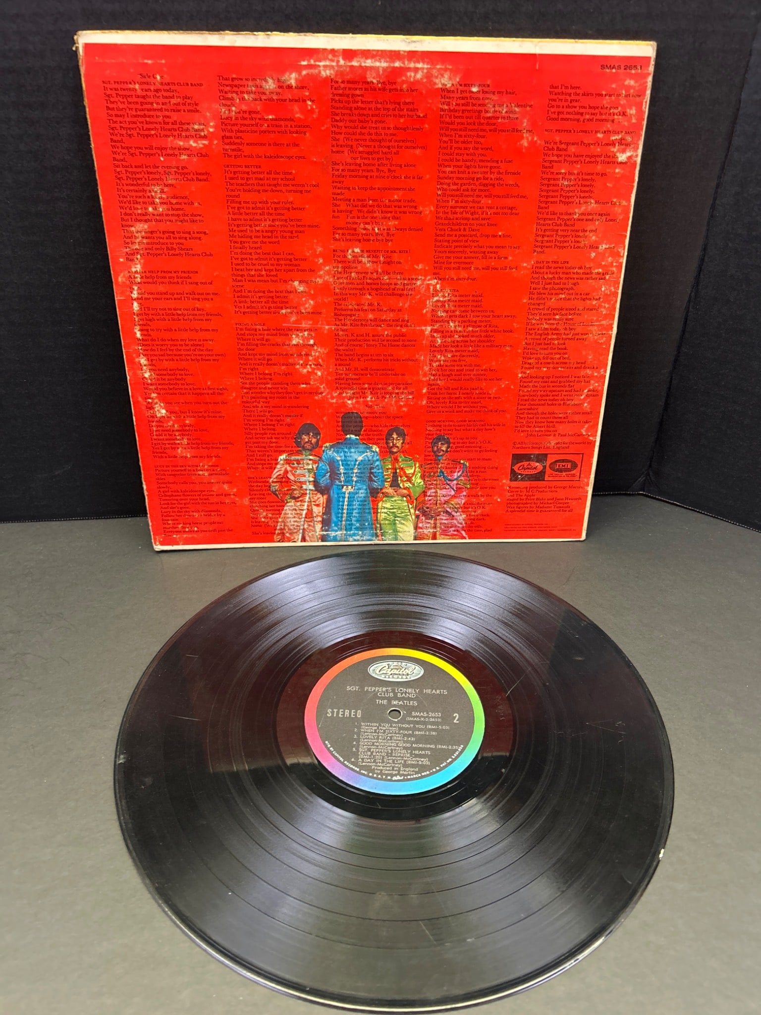 The Beatles Sgt. Pepper's Lonely Hearts Club Band Vinyl LP With Gatefold Sleeve - 4