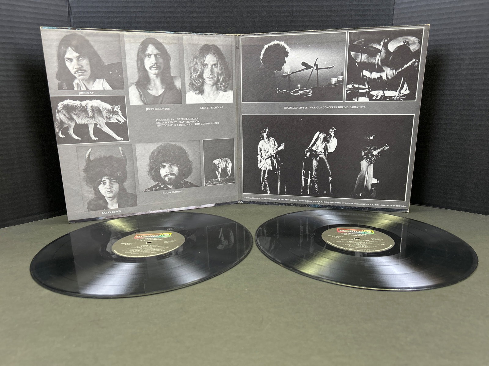 Steppenwolf Live Double Vinyl LP Gatefold Album, 1970 US Release - 2