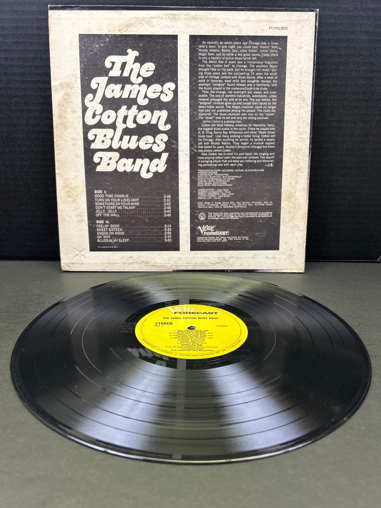 The James Cotton Blues Band Vinyl Record Stereo Album FT-302 - 2