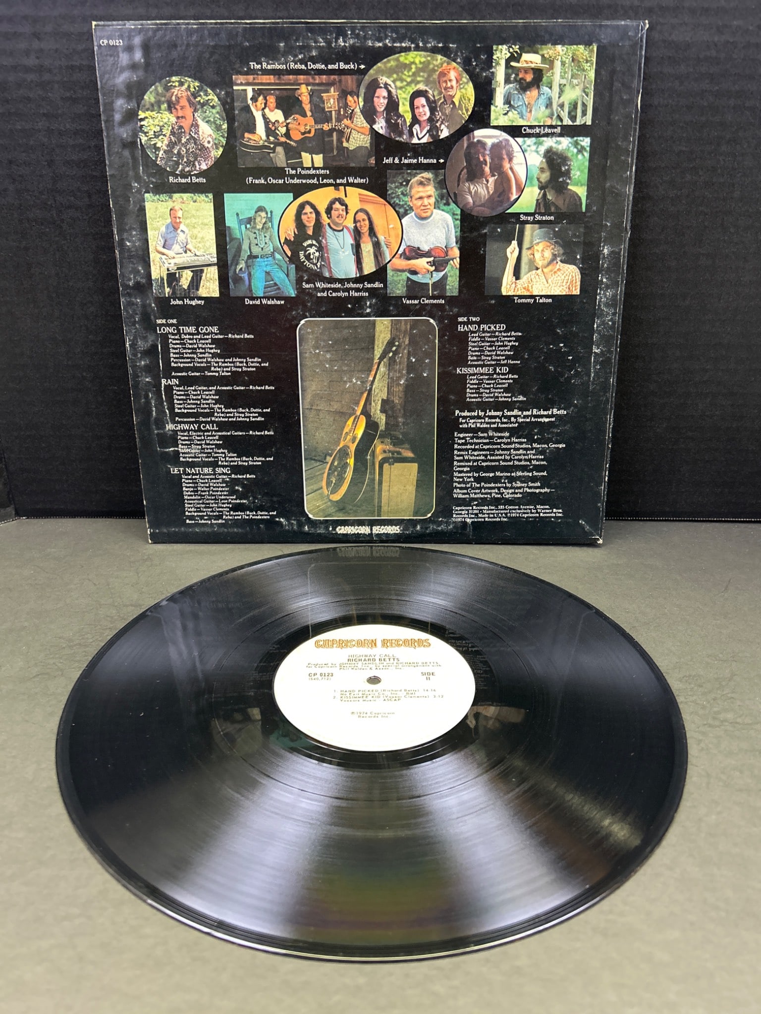 Richard Betts Highway Call Vinyl Record LP Album - 2