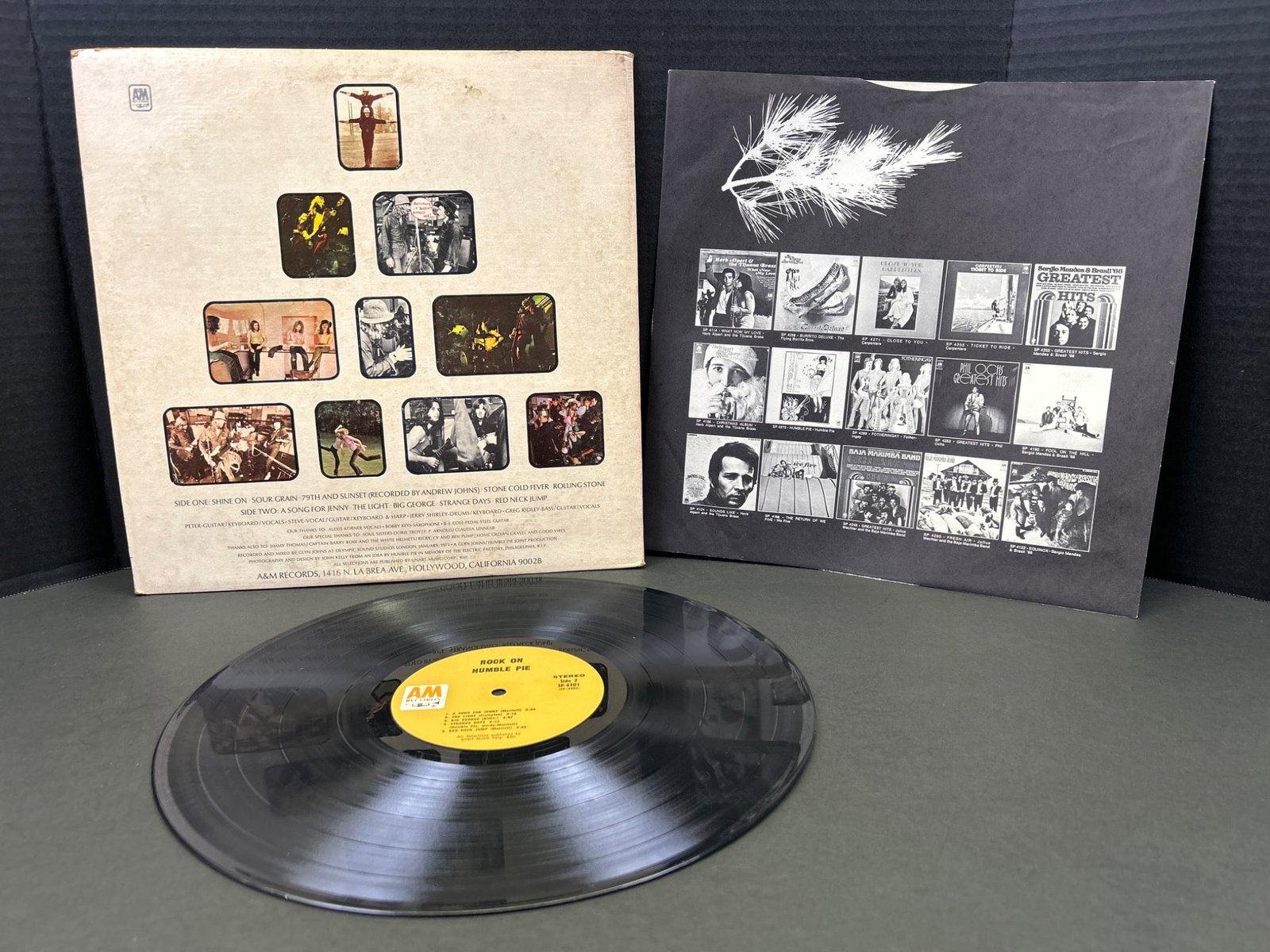 Humble Pie 'Rock On' Vinyl LP and Lizard by King Crimson Sleeve Lot - 2