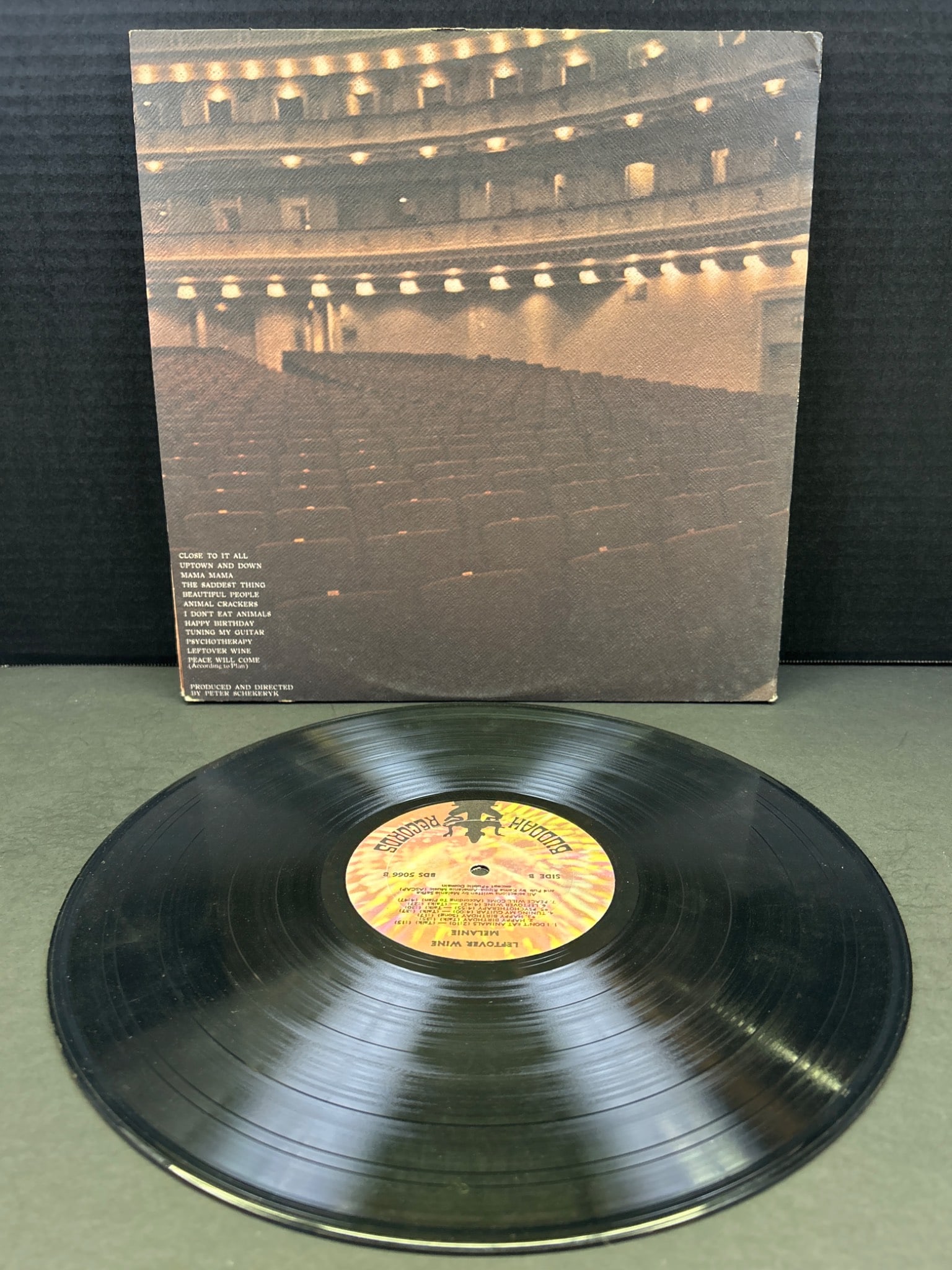 Leftover Wine by Melanie Vinyl Record, 1970, Buddha Records, Stereo BDS 95000 - 2