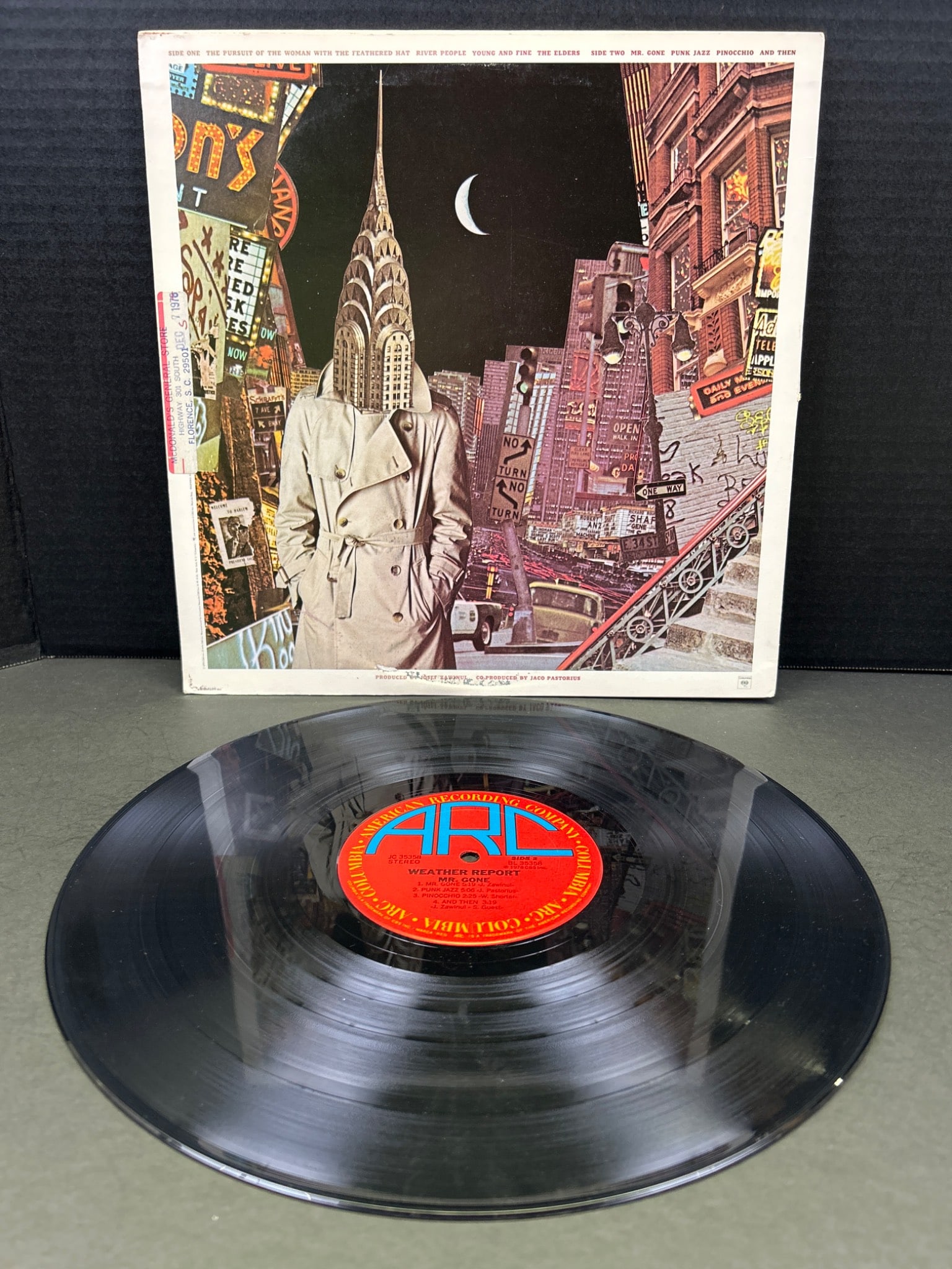 Weather Report 'Mr. Gone' Vinyl LP, Original Pressing with Sleeve - 2