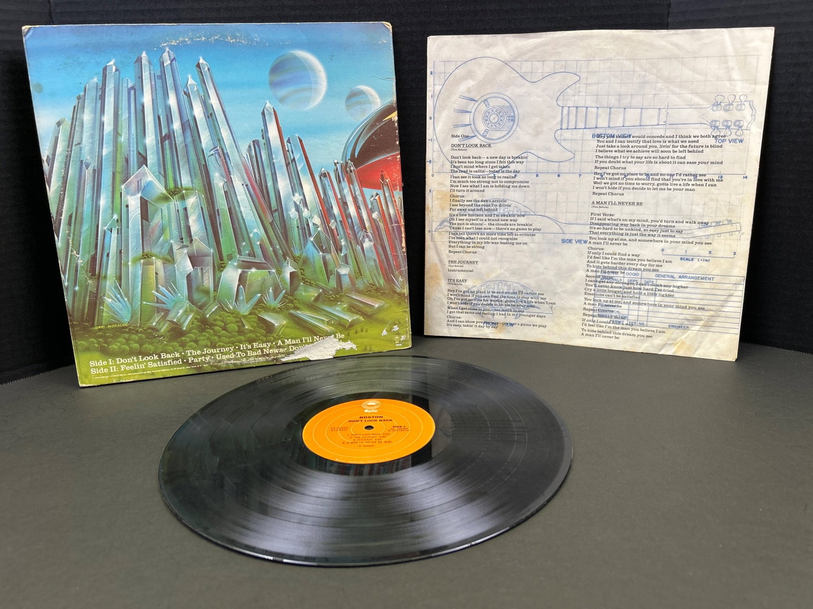 Boston Self-Titled Vinyl Record Album, 1976, Epic Records - 2