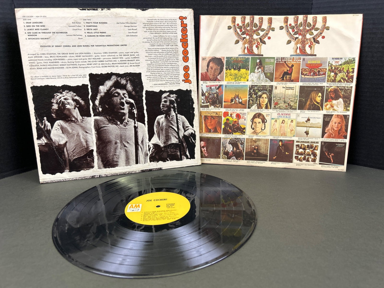 Joe Cocker! Vinyl LP Album by A&M Records with Original Cover - 2