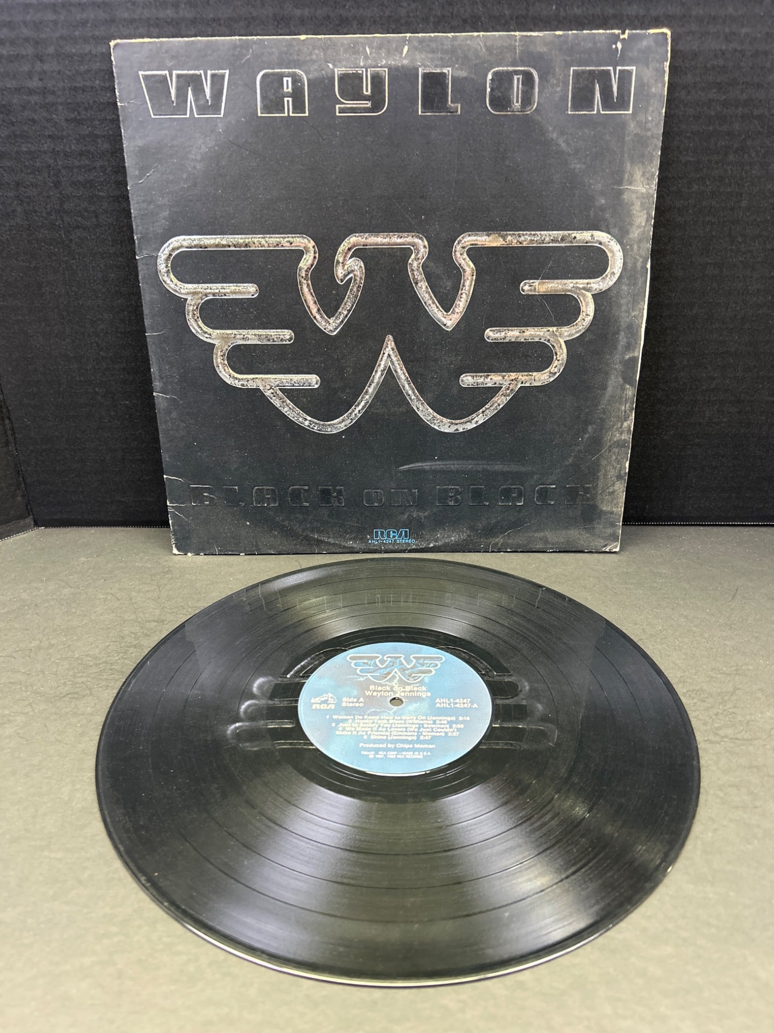 Waylon Jennings 'Waylon' Album Vinyl Record with Sleeve (1 of 2)