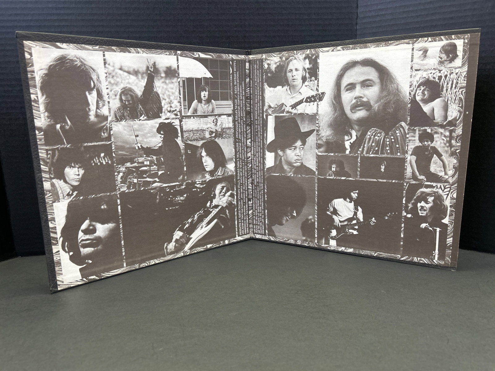 Crosby, Stills, Nash & Young ˜Deja Vu™ Vinyl LP Record with Gatefold Jacket - 3