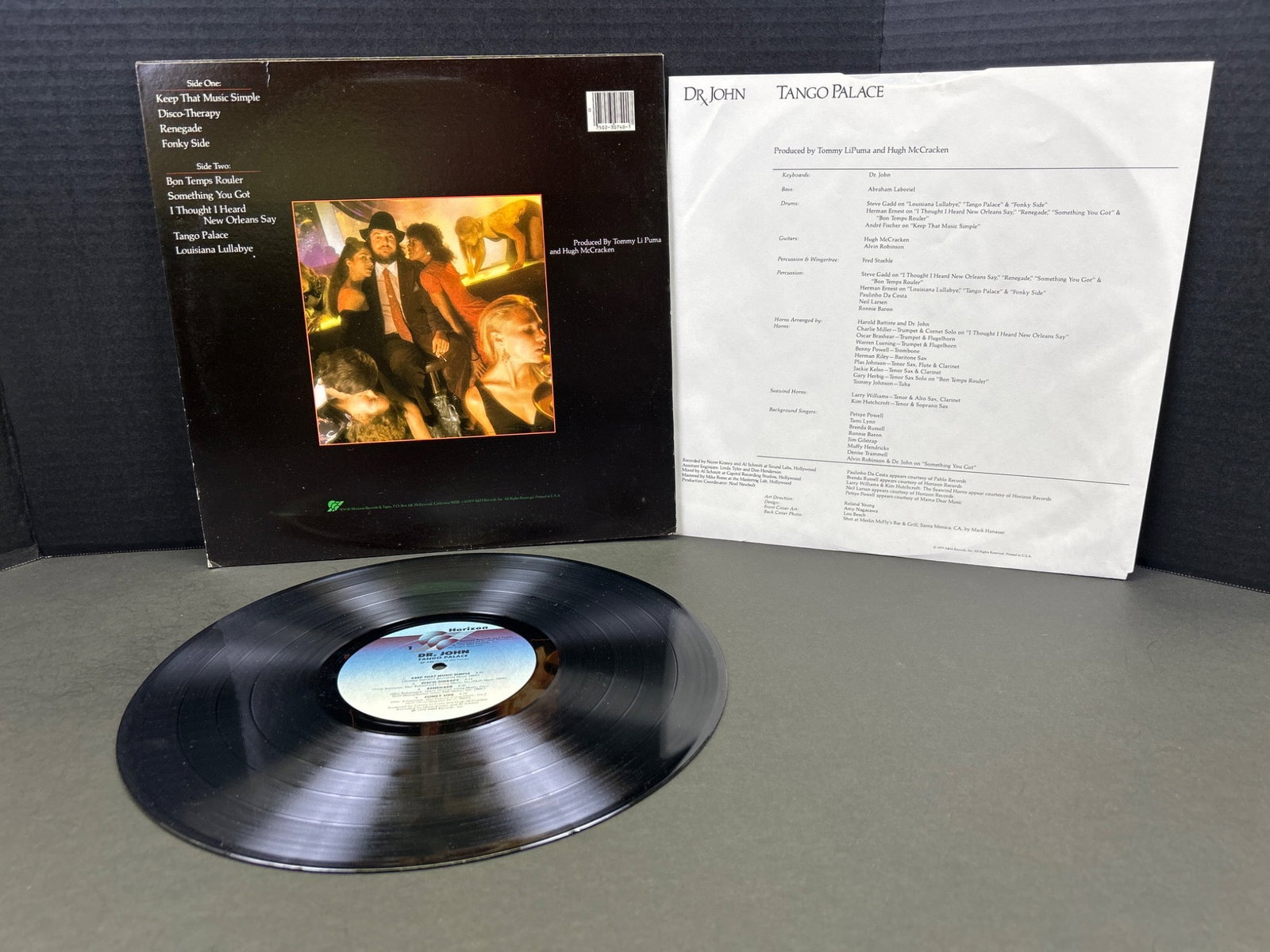 Dr. John 'Tango Palace' Vinyl Record Album with Lyric Insert - 2