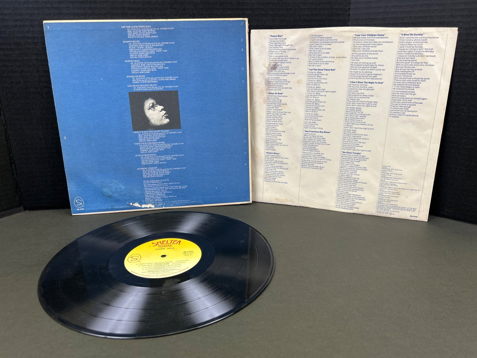 Phoebe Snow Self-Titled Vinyl Record Release 1974 Shelter Records SRL-52006 - 2