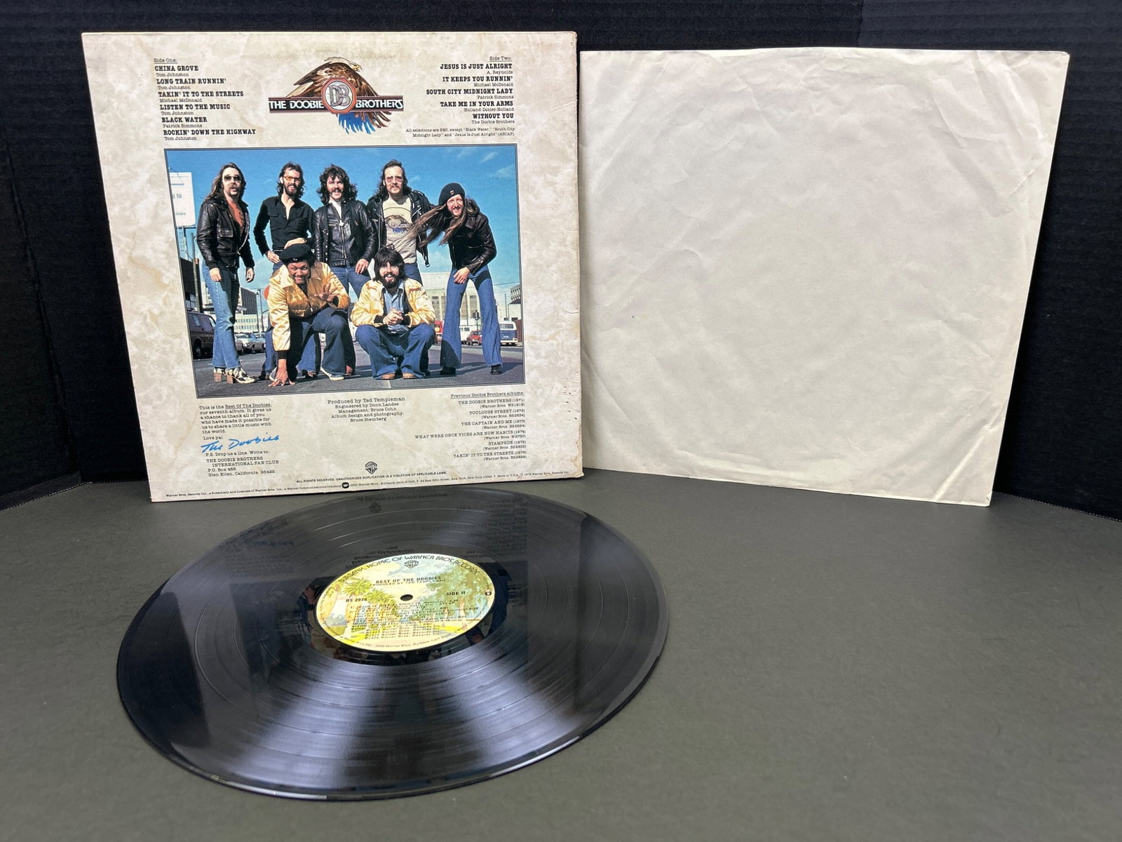 Best Of The Doobies Vinyl Record LP with Original Sleeve - 2