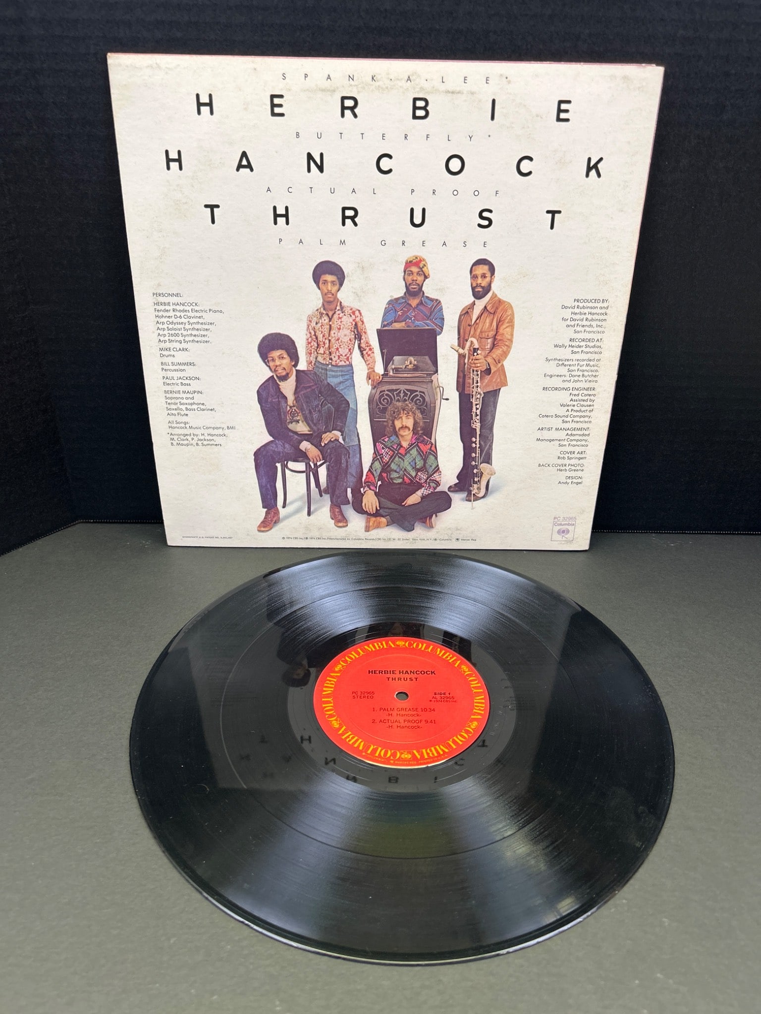 Herbie Hancock Thrust™ Vinyl Record, 1974 Original Pressing - 2