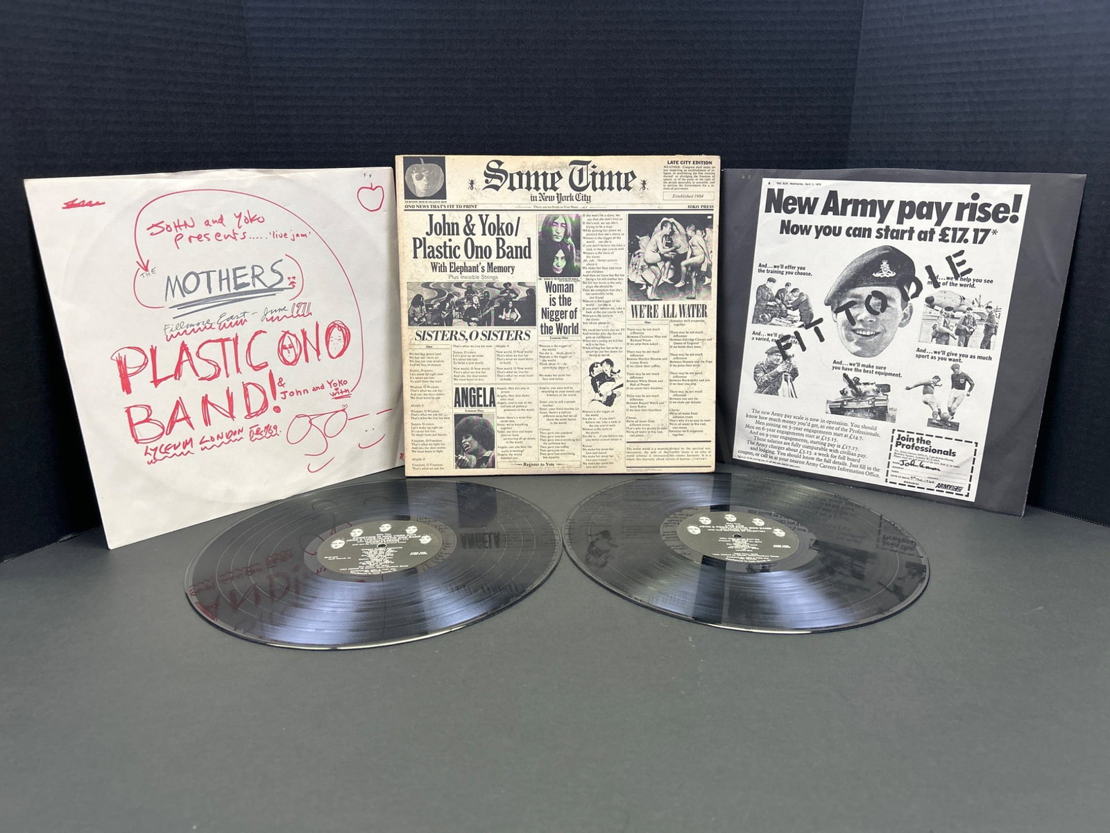 John Lennon & Yoko Ono 'Sometime in New York City' Double LP With Inserts - 2
