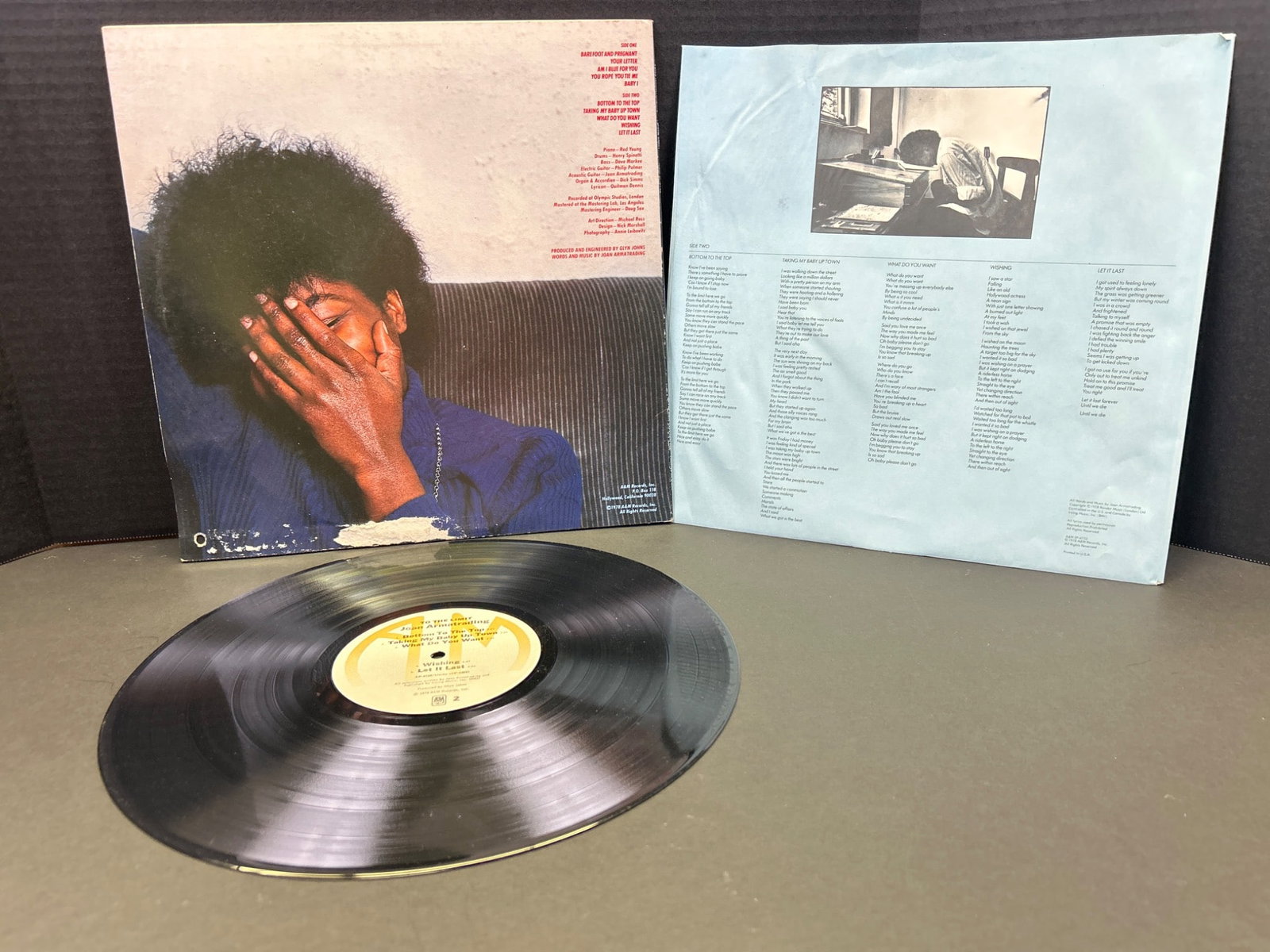 Joan Armatrading - To The Limit Vinyl Record With Original Sleeve - 2