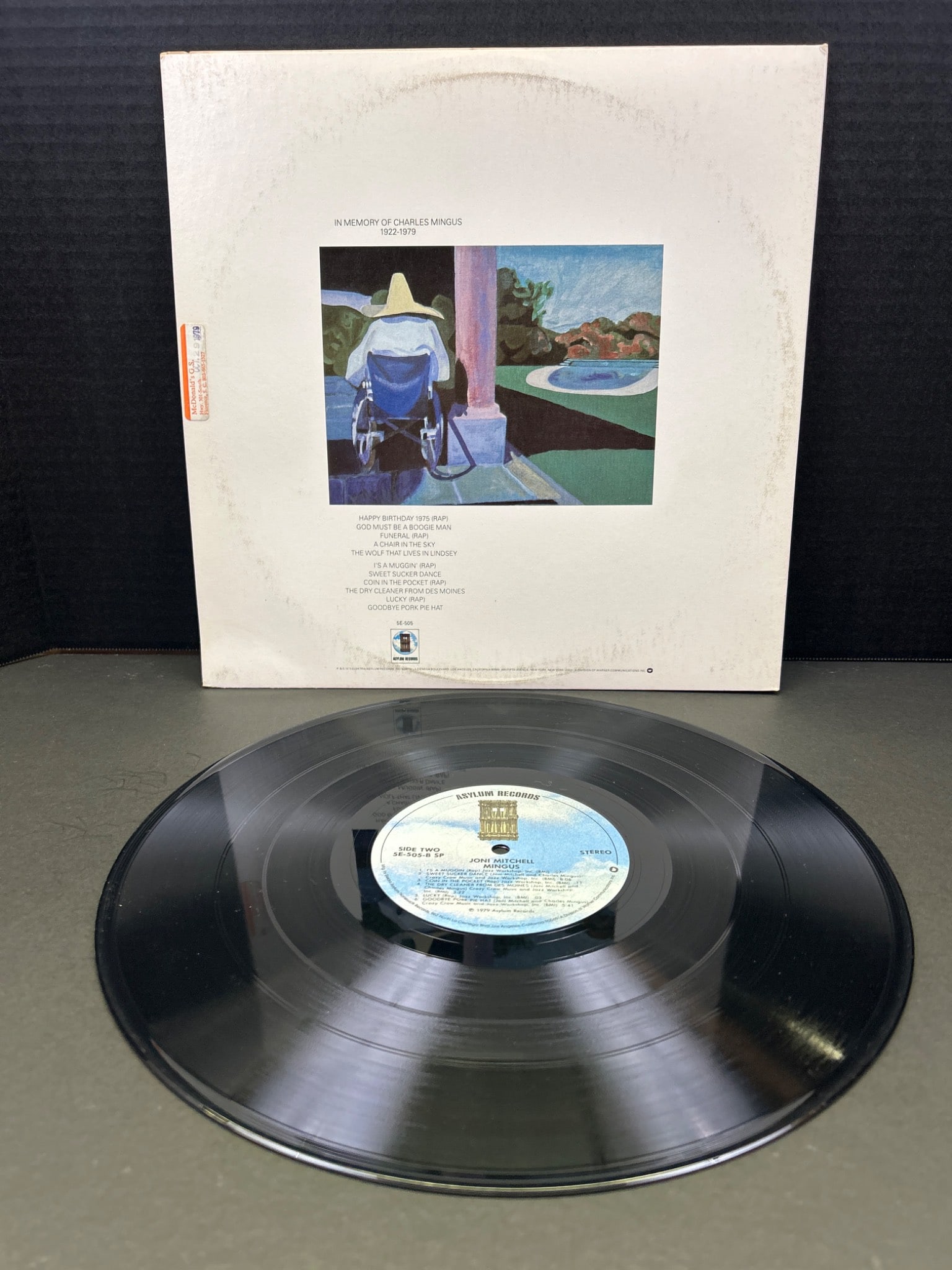 Joni Mitchell 'Mingus' Vinyl Record LP in Gatefold Sleeve - 2