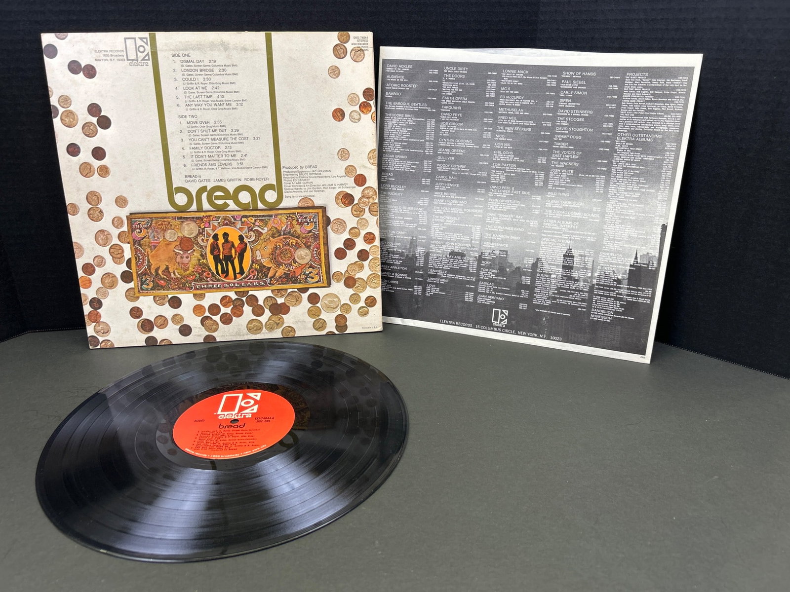 Bread self titled Vinyl LP Record with Original Sleeve - 2