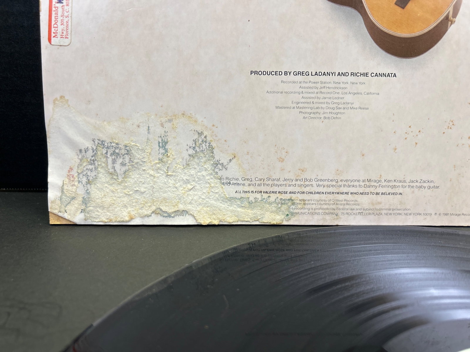Phoebe Snow Record Album ˜Rock Away with Sleeve and Vinyl - 3