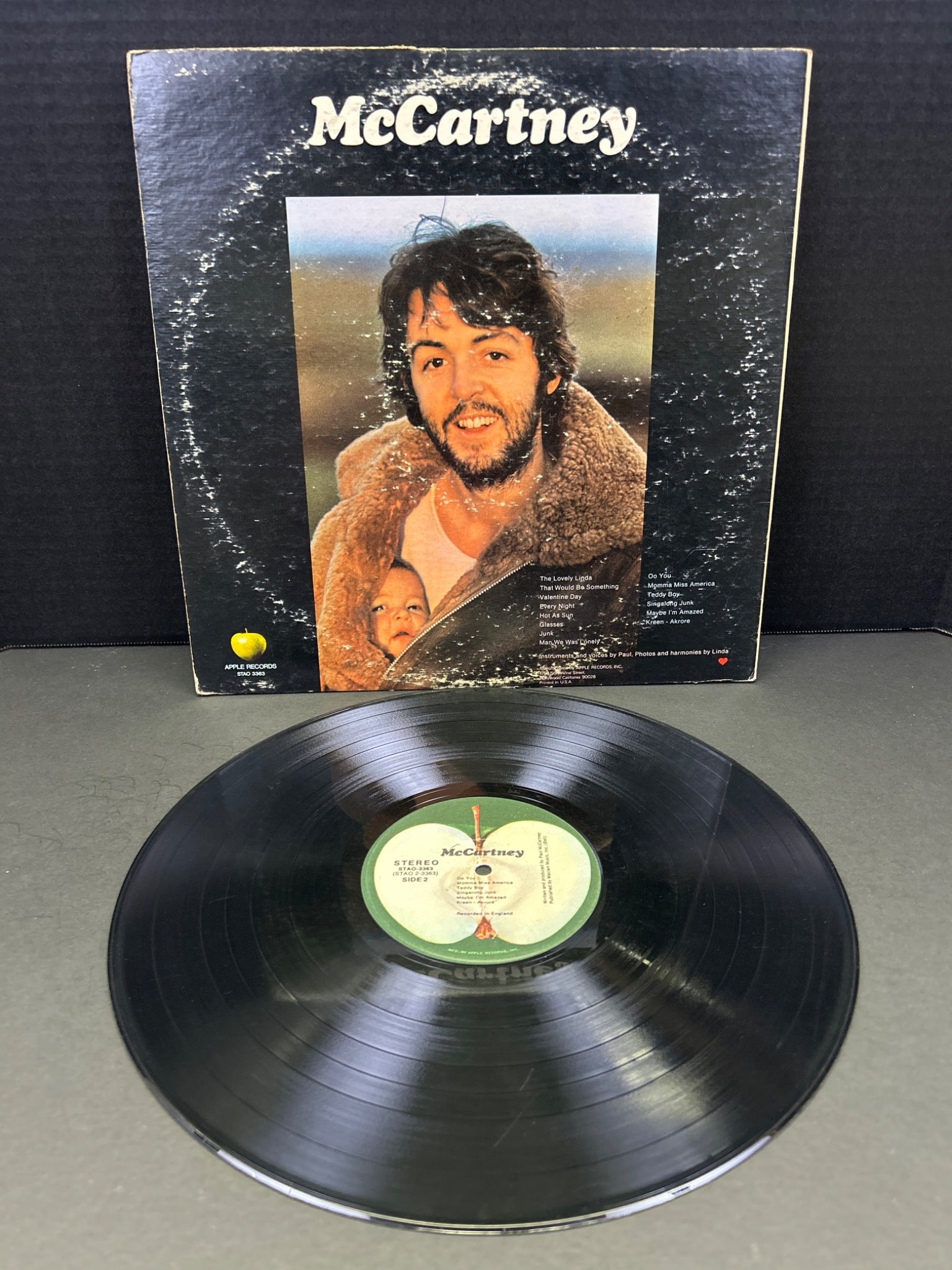 Paul McCartney - 'McCartney' Vinyl Record Album with Jacket, 1970 - 2
