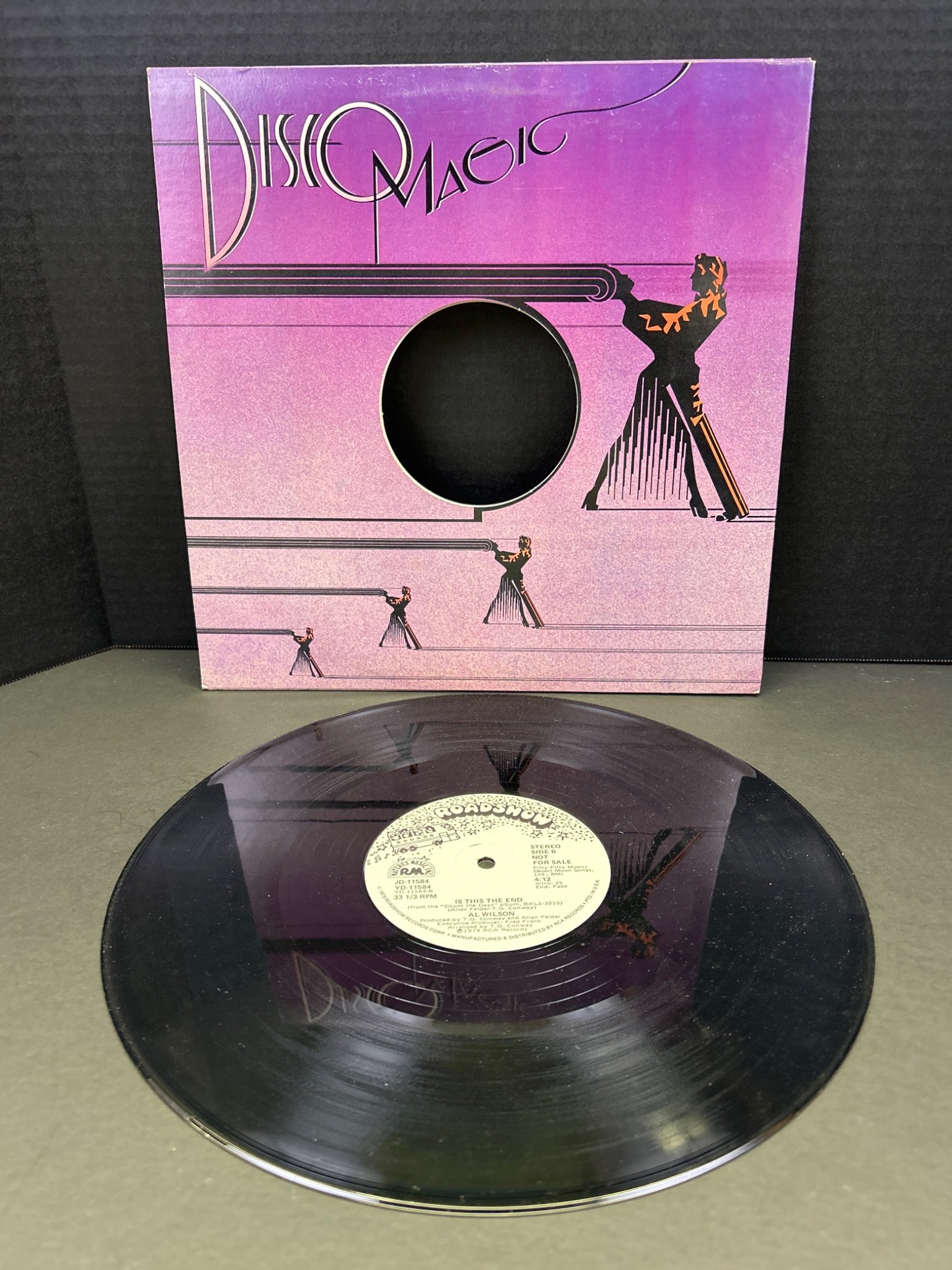 Disco Magic Vinyl Record with Original Sleeve and Insert - 2