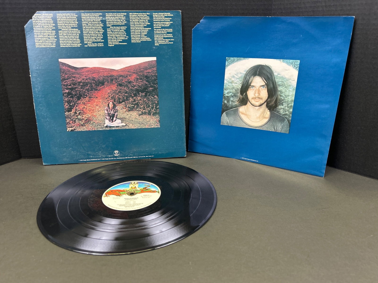 Mike Oldfield Ommadawn Vinyl LP Record, Original Pressing - 2