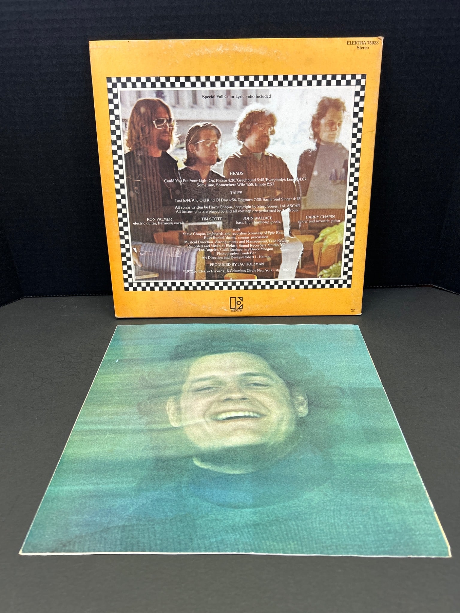 Harry Chapin 'Heads & Tales' Vinyl Record with Gatefold and Inserts - 3