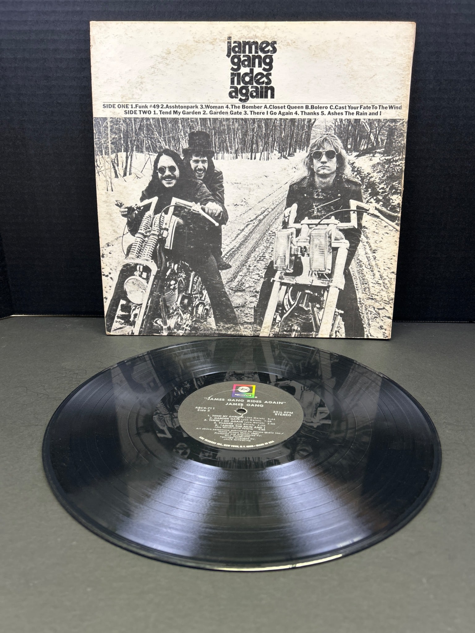 James Gang Rides Again Vinyl Record, 1970 ABC Records, Gatefold Album - 2