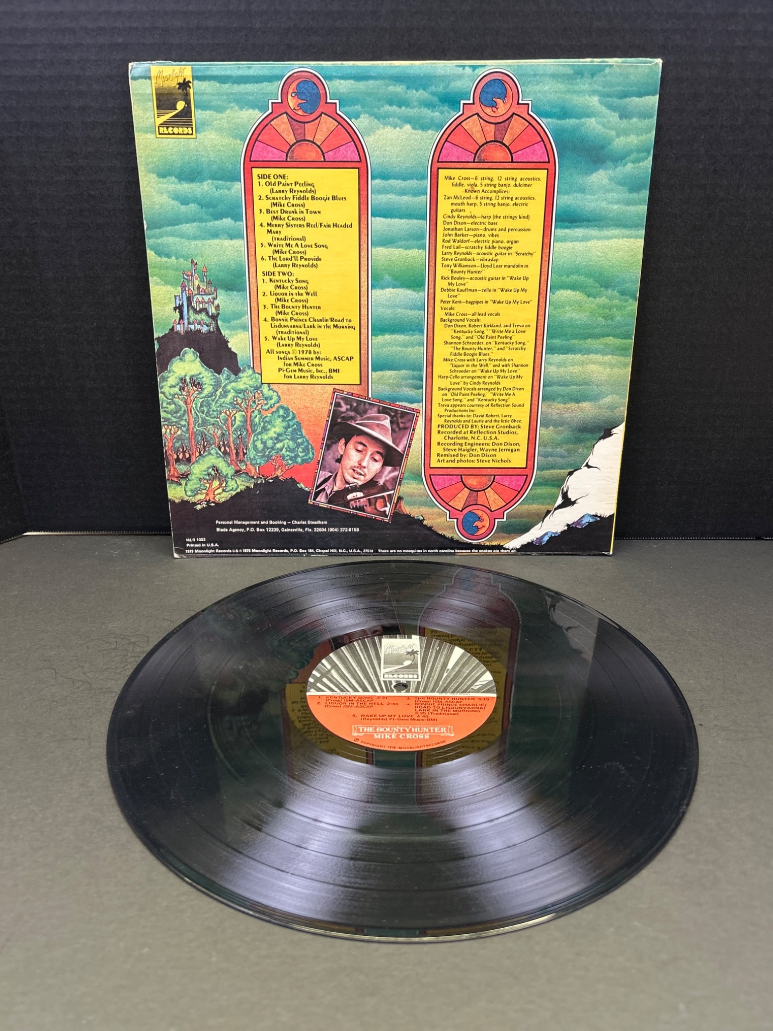 Mike Cross 'The Bounty Hunter' Vinyl LP Record with Cover Sleeve - 2