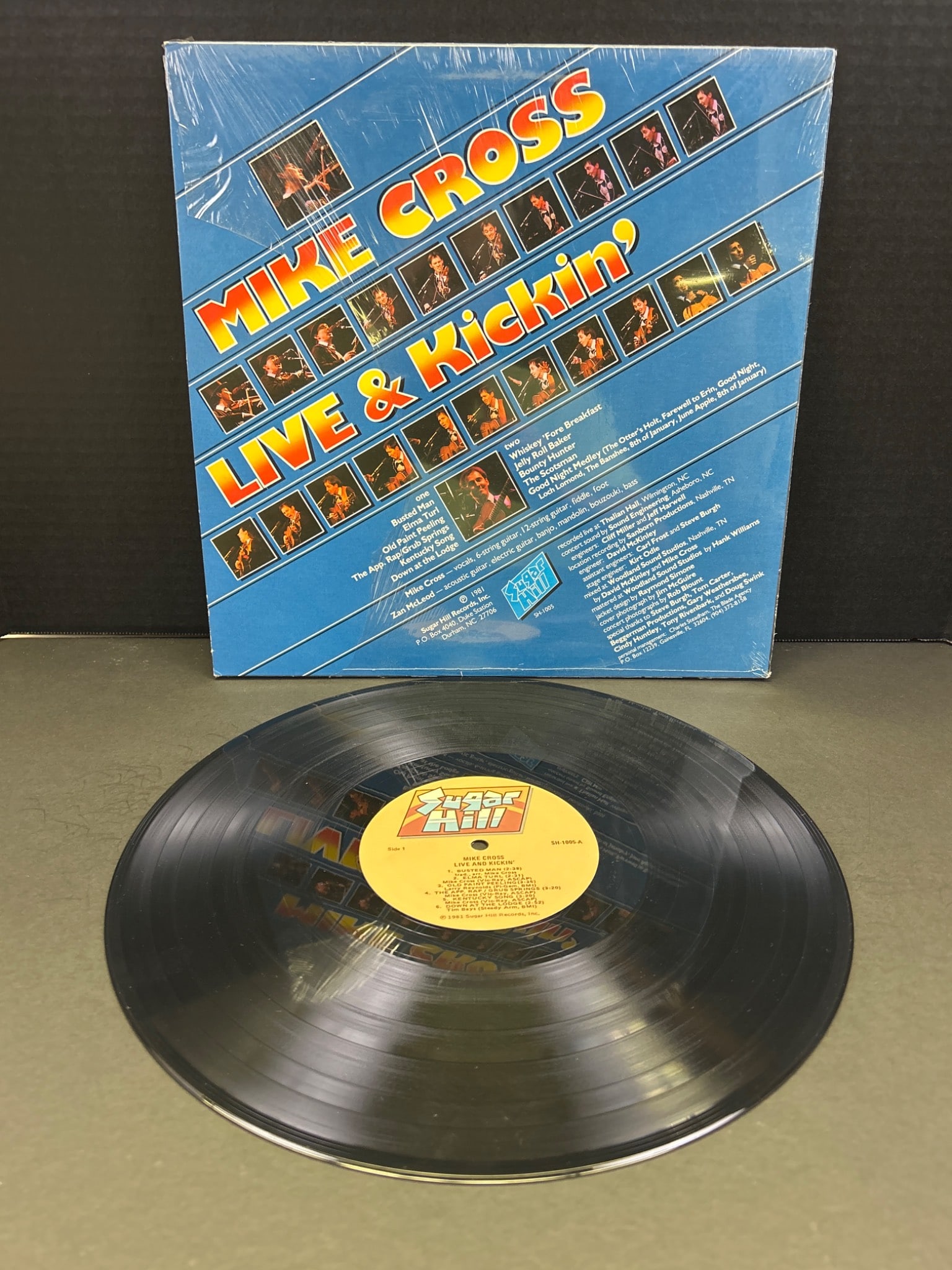 Mike Cross Live & Kickin Vinyl Record LP Album with Sleeve - 2