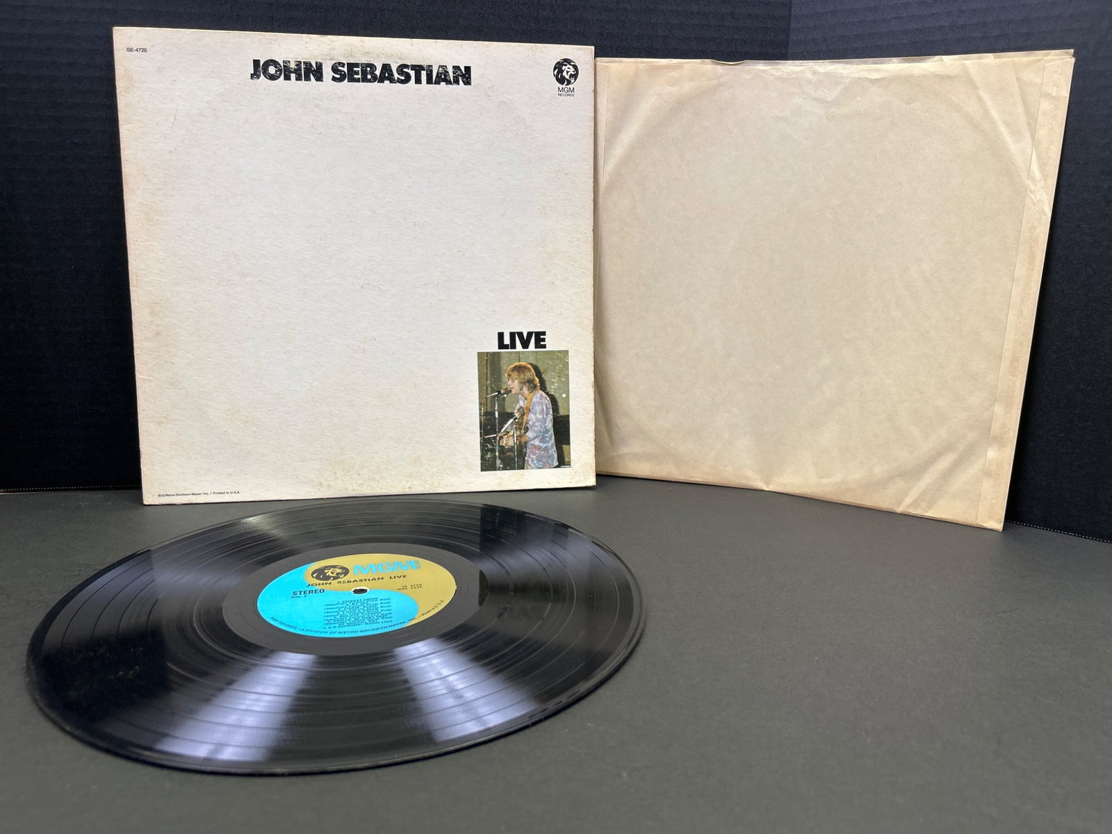 John Sebastian Live Vinyl Record Album with Original Cover (1 of 2)