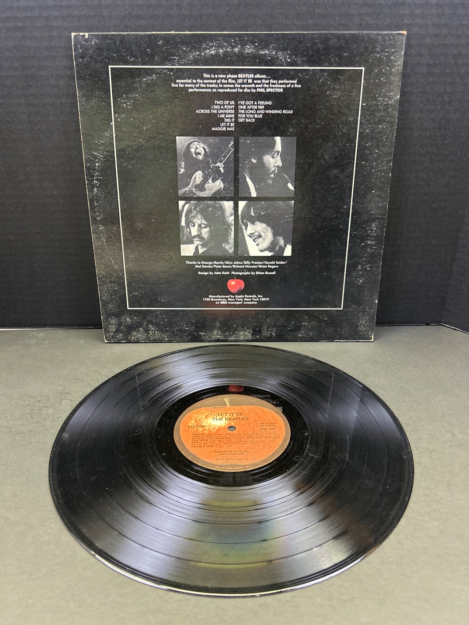 The Beatles ˜Let It Be" Vinyl Record Album, Gatefold Sleeve, Original Pressing - 2