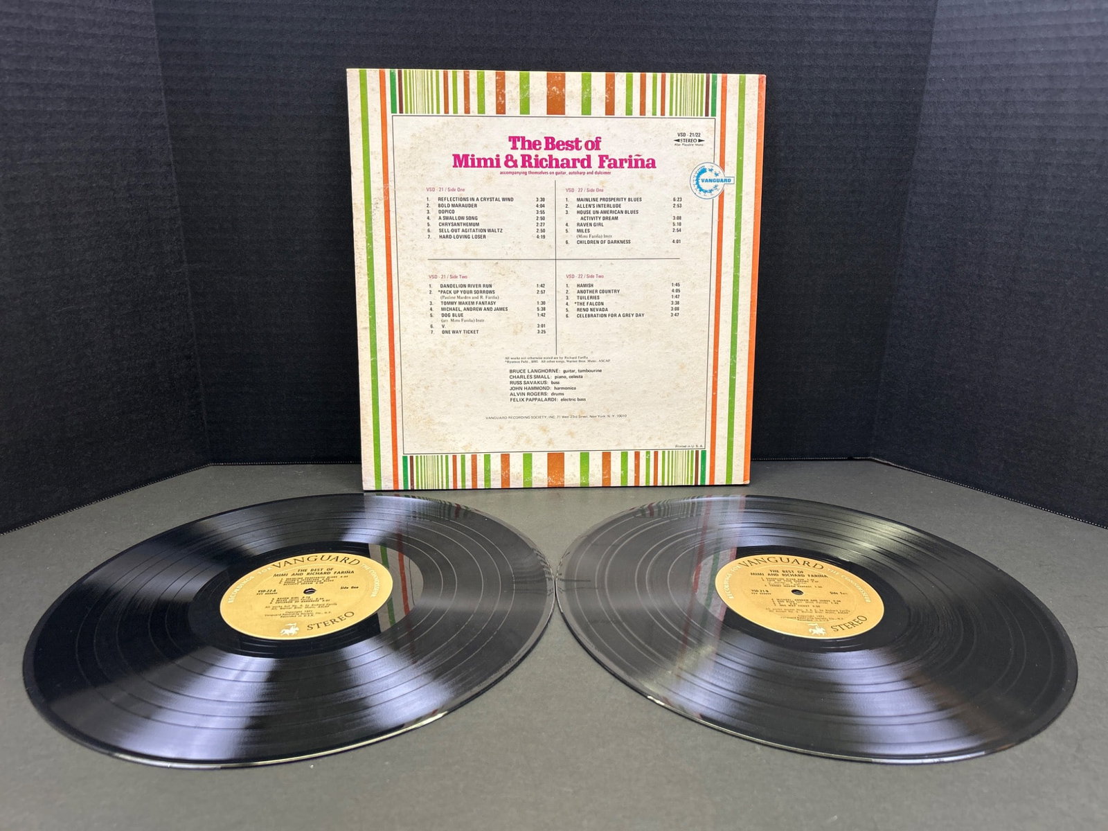 The Best of Mimi and Richard Farina Vinyl Record Album Double LP Set - 2