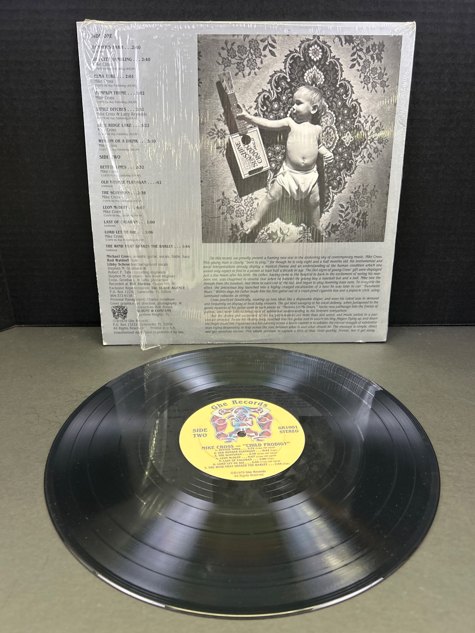 Mike Cross 'Child Prodigy' Vinyl Record with Original Sleeve - 2