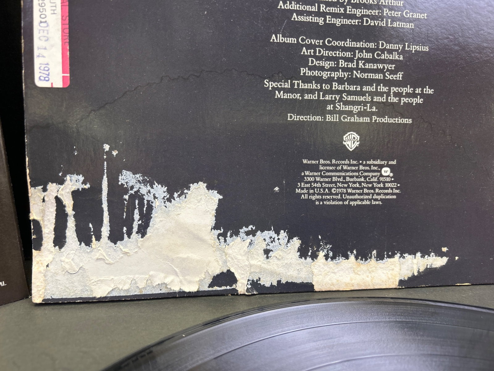 Van Morrison 'Wavelength' - Vinyl Record LP - Warner Bros Records (1978) - 3