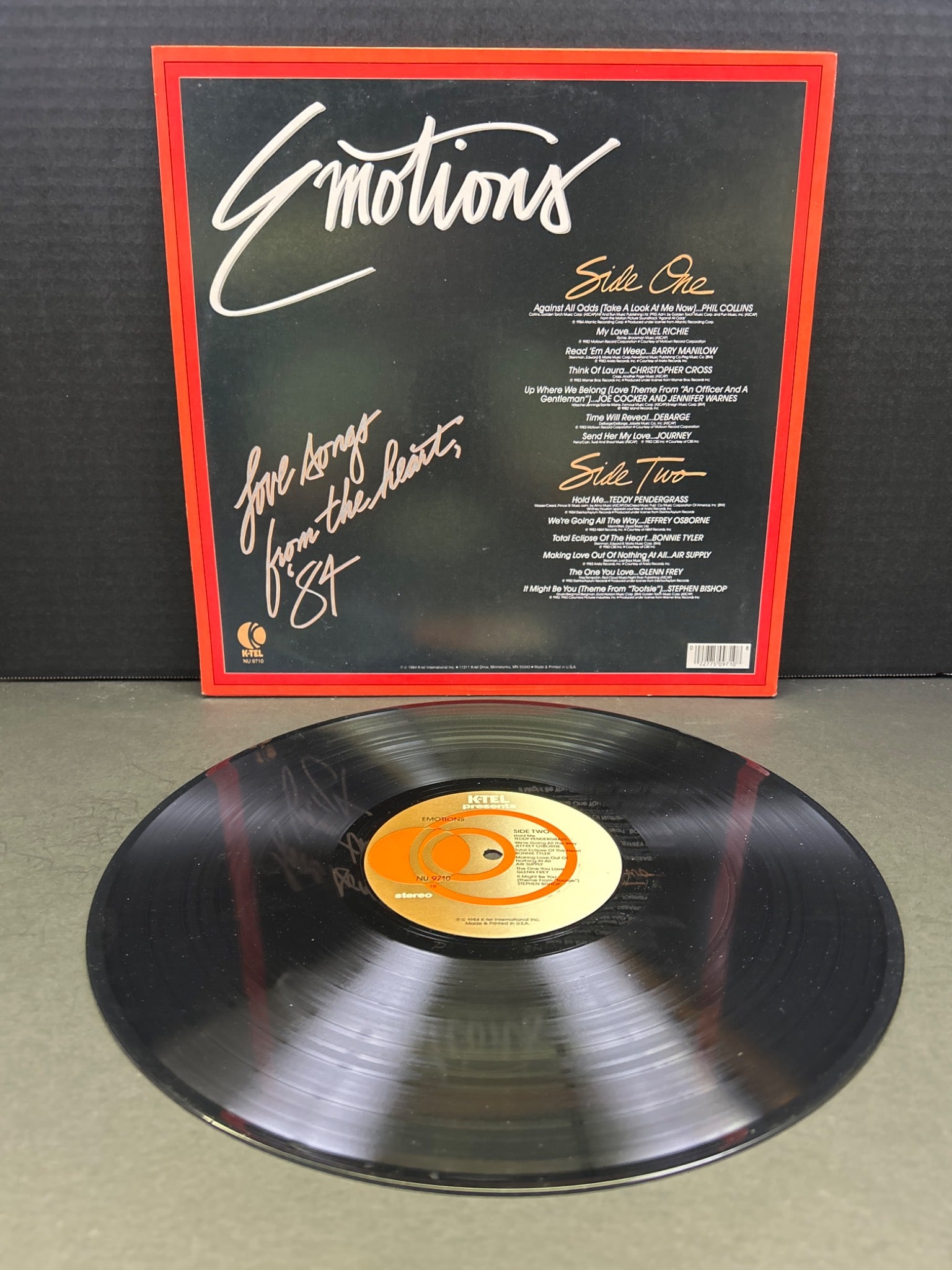 Emotions 'Love Songs From The Heart' Vinyl Record Album - 2