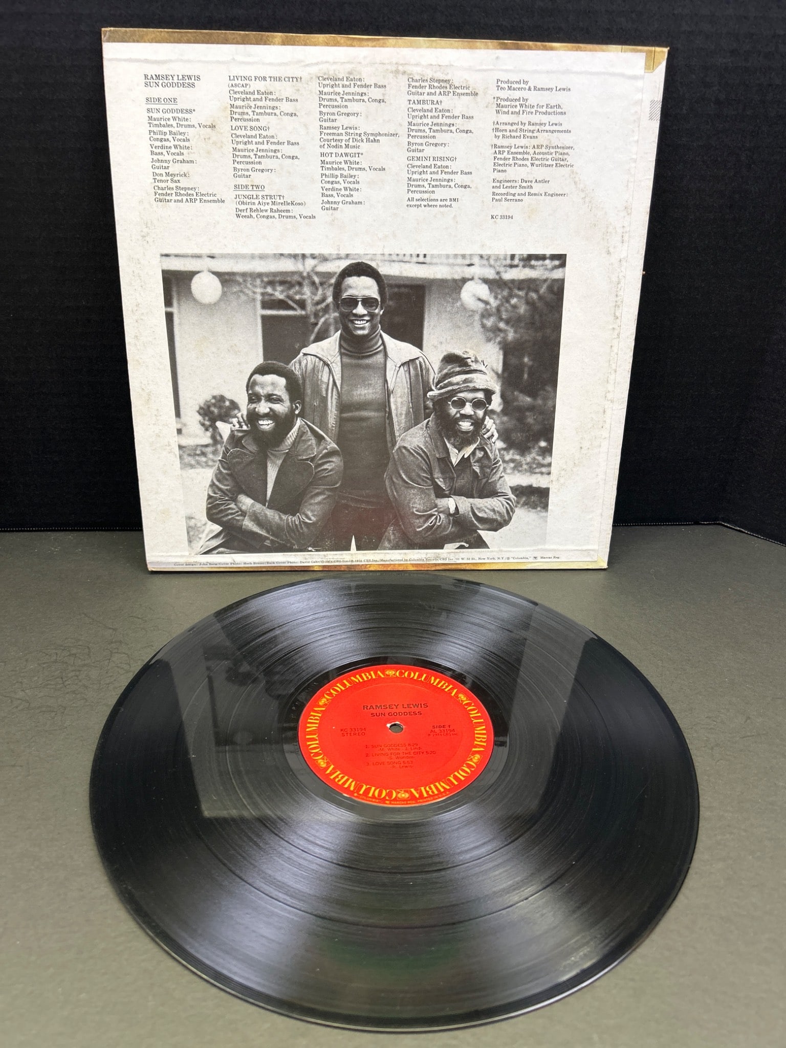 Herbie Hancock Sun Goddess LP Vinyl Record with Gatefold Sleeve - 2