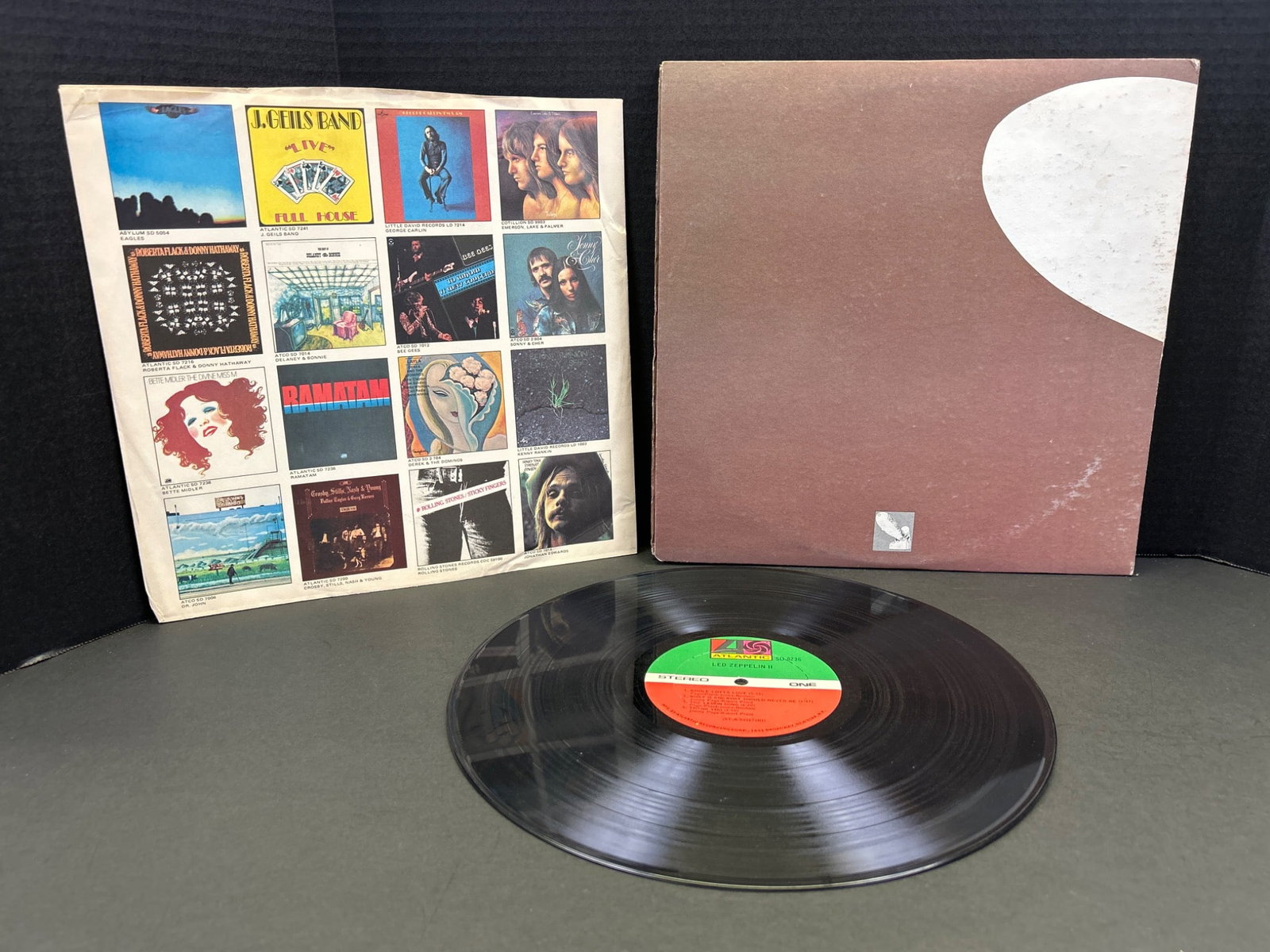 Led Zeppelin II Vinyl LP Record, Atlantic Label With Sleeve - 2