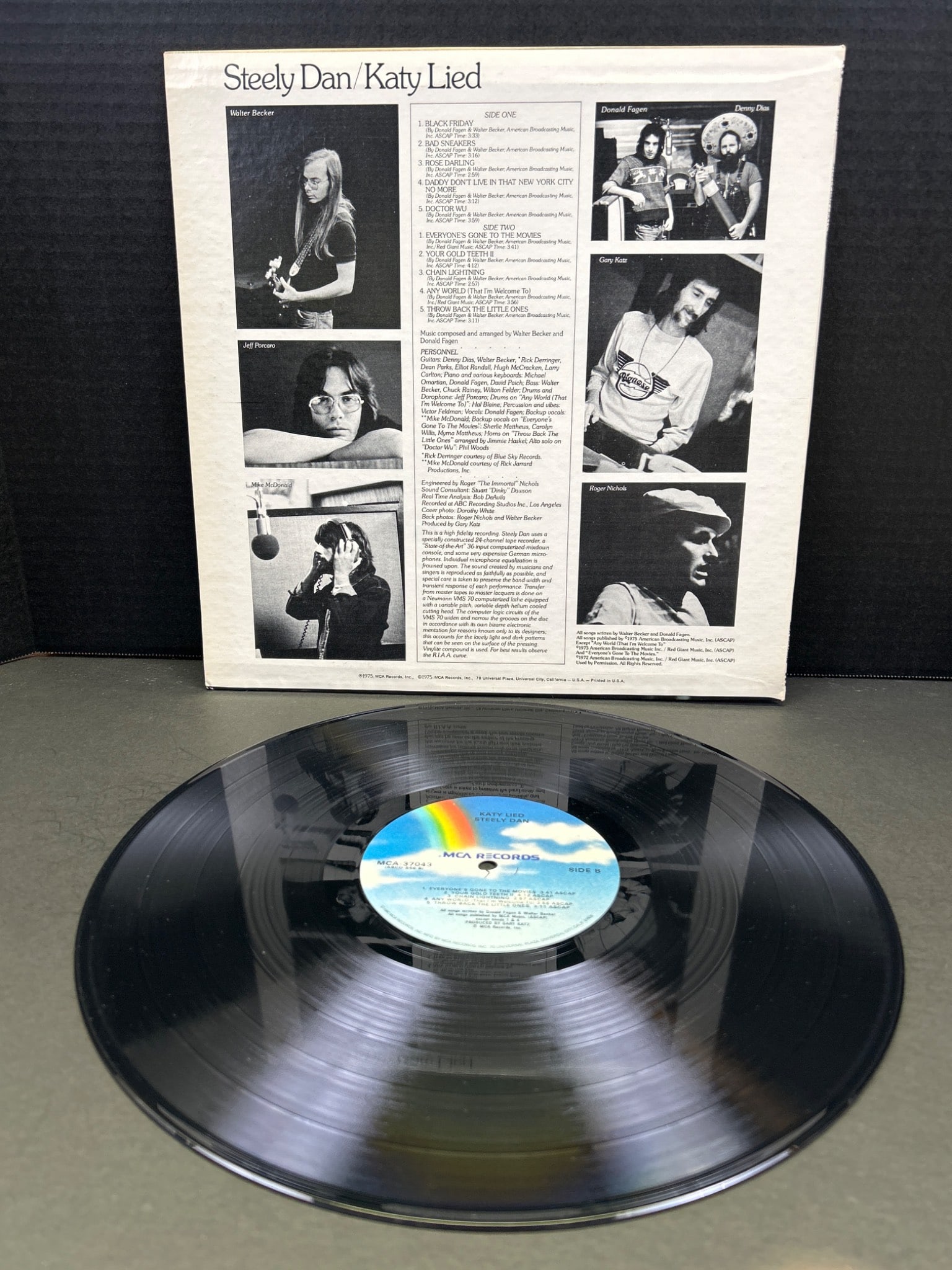 Steely Dan Katy Lied LP Vinyl Record with Sleeve, 1975 - 2
