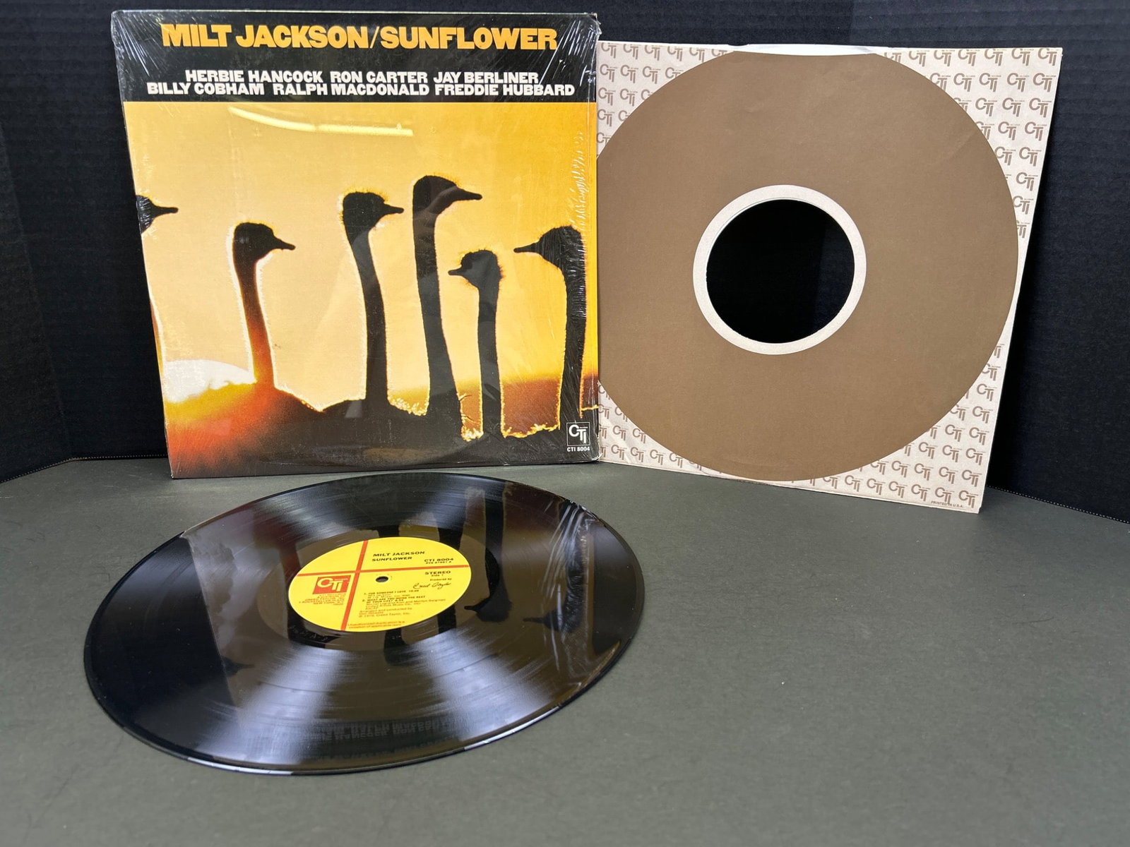 Milt Jackson 'Sunflower' Vinyl Record, CTI Records, 1973 (1 of 2)
