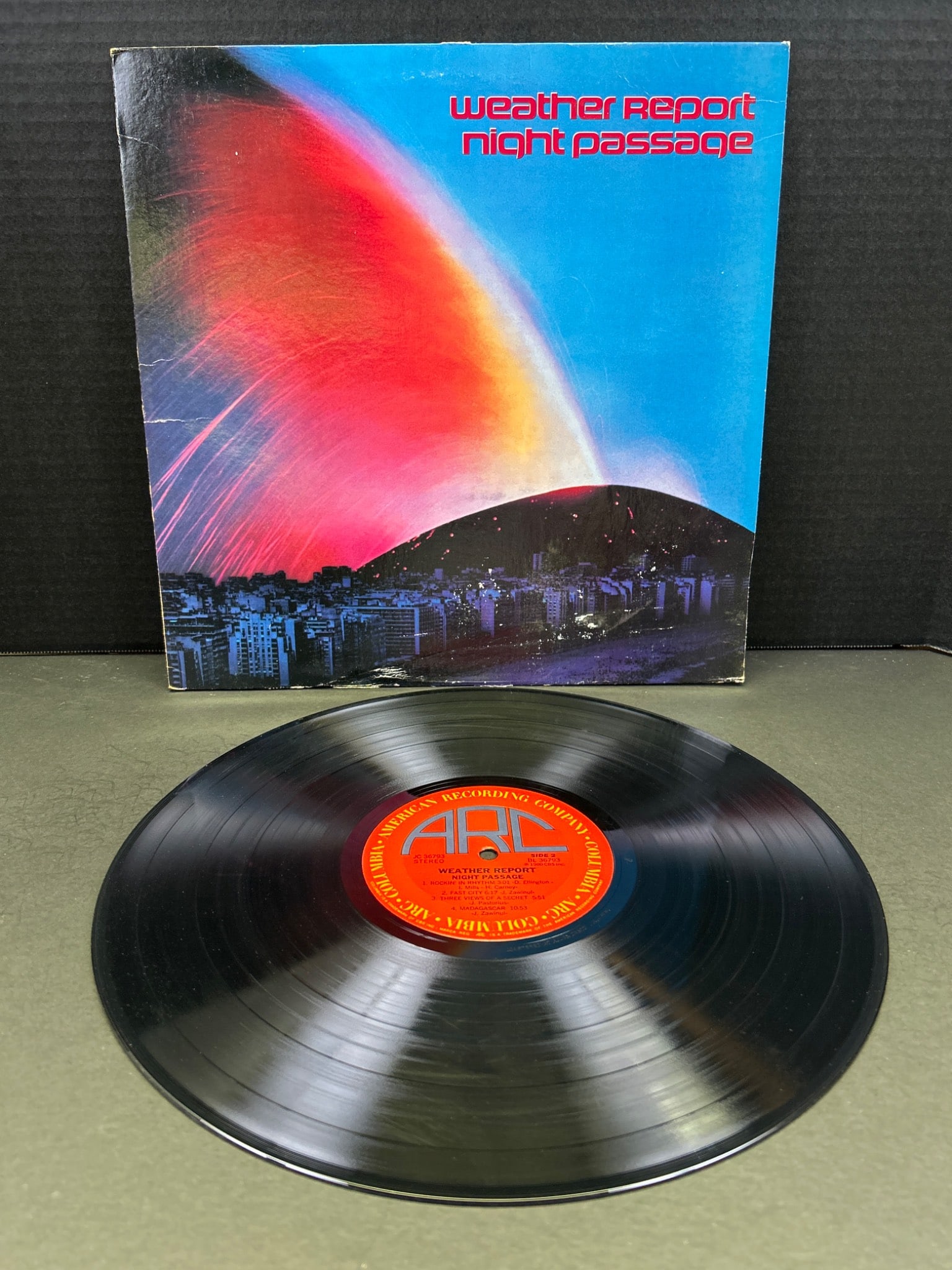 Weather Report 'Night Passage' Vinyl Record LP, 1980, ARC JC 36793 (1 of 2)