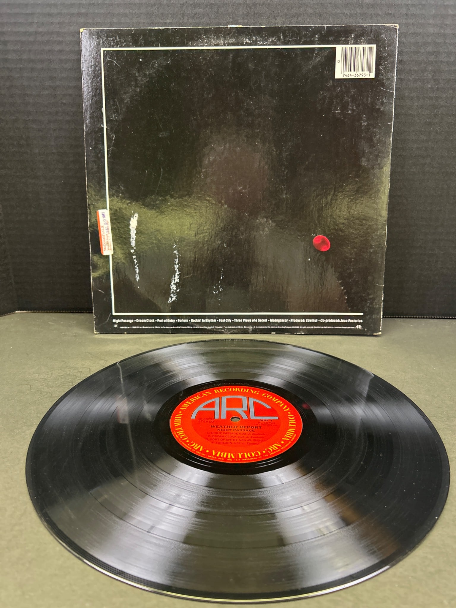Weather Report 'Night Passage' Vinyl Record LP, 1980, ARC JC 36793 - 2