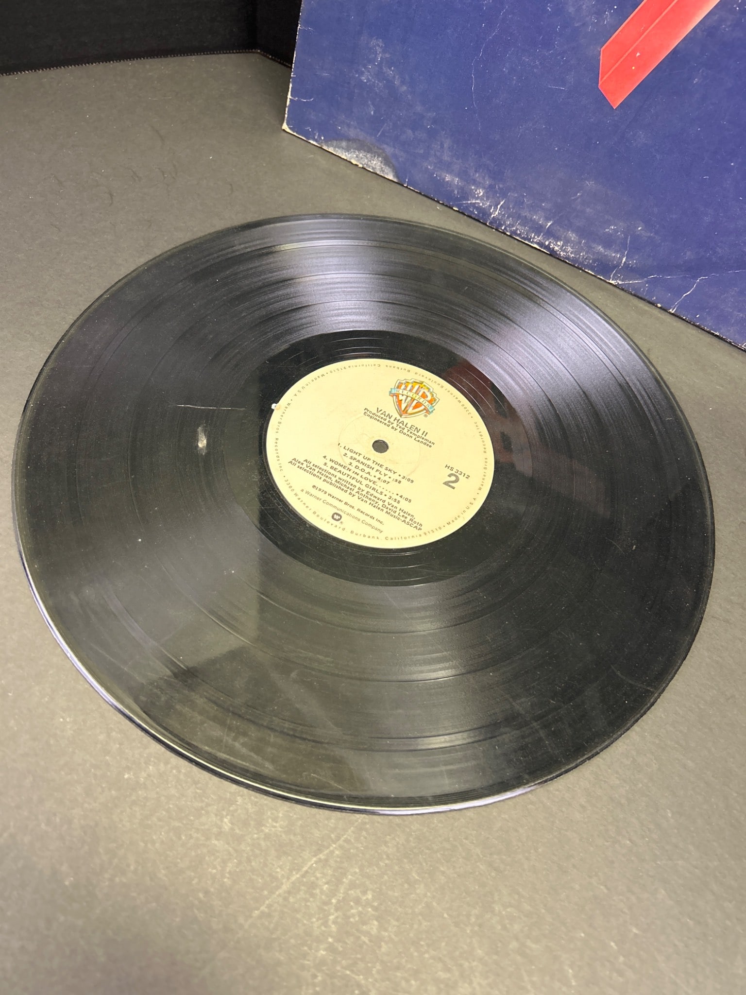Van Halen Vinyl Record Album With Sleeve And Inner Artwork, 1984 - 2