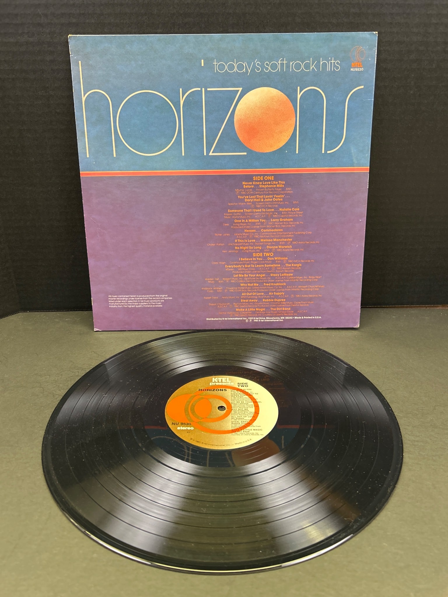 Horizons Today Soft Rock Hits Vinyl Record with Original Sleeve - 2
