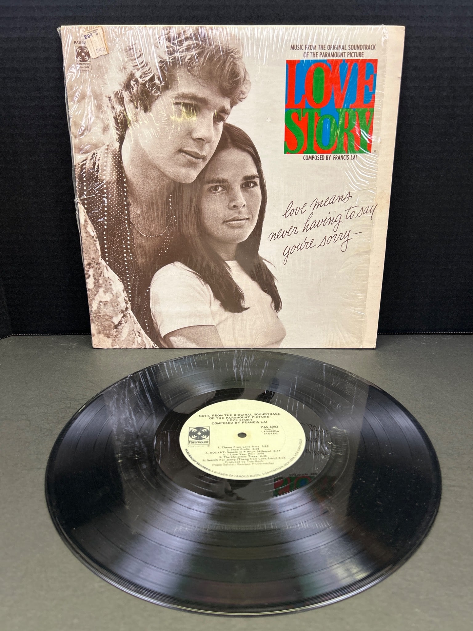 1970 Love Story Original Motion Picture Soundtrack Vinyl Record: Original 1970 release of the â€˜Love Storyâ€™ soundtrack on vinyl, featuring music composed by Francis Lai. Includes the classic song â€˜Where Do I Beg